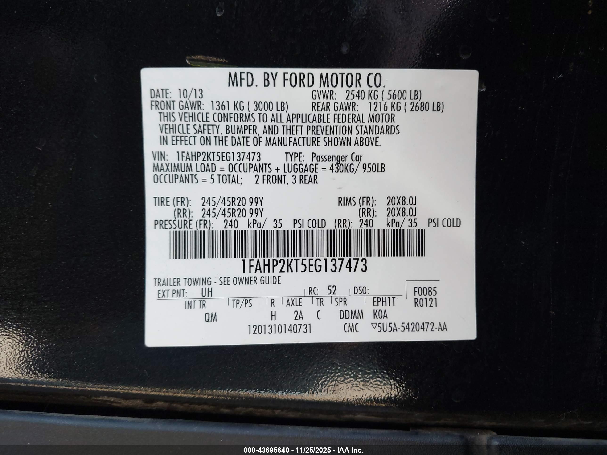 FORD TAURUS image 9