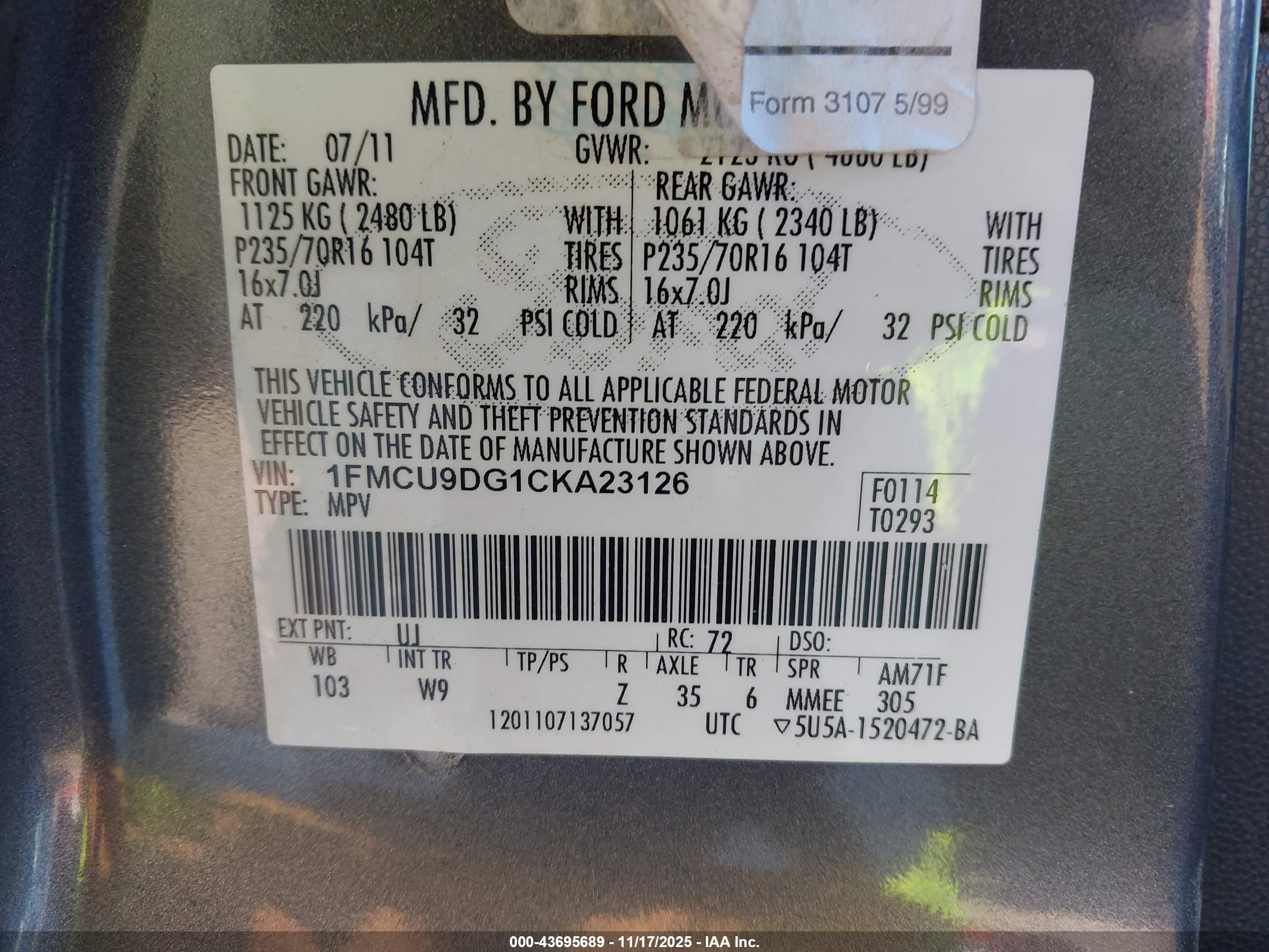 FORD ESCAPE image 9