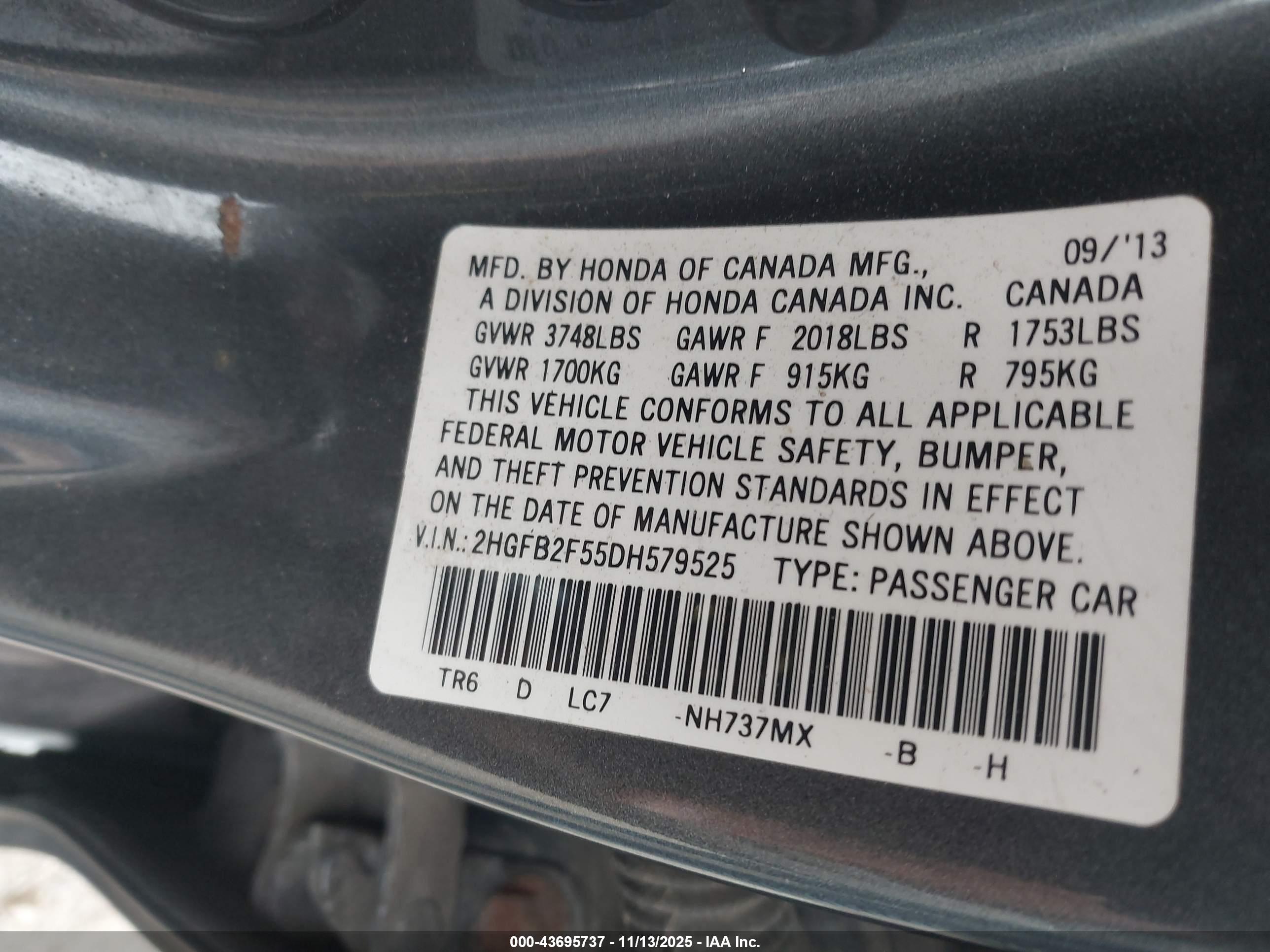 HONDA CIVIC image 9