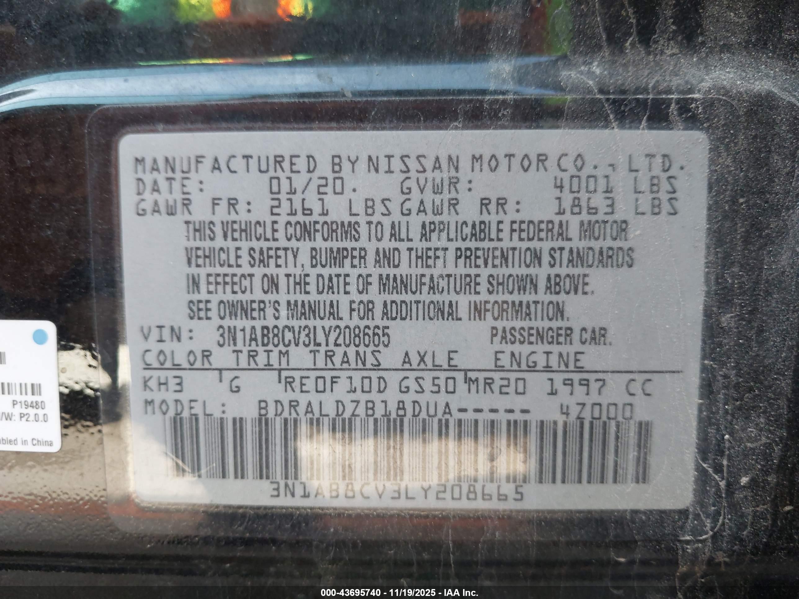 NISSAN SENTRA image 9