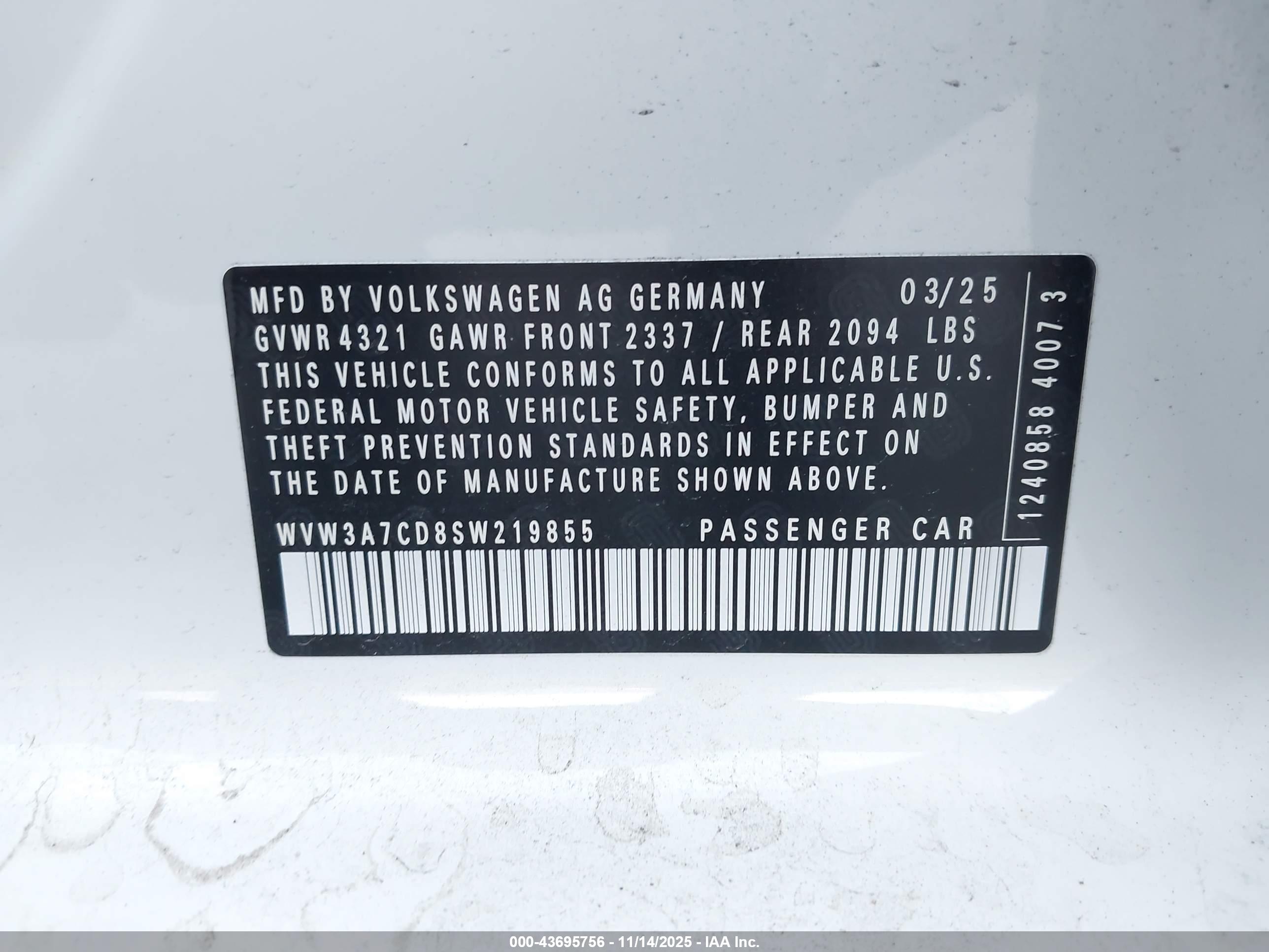 VOLKSWAGEN GOLF image 9