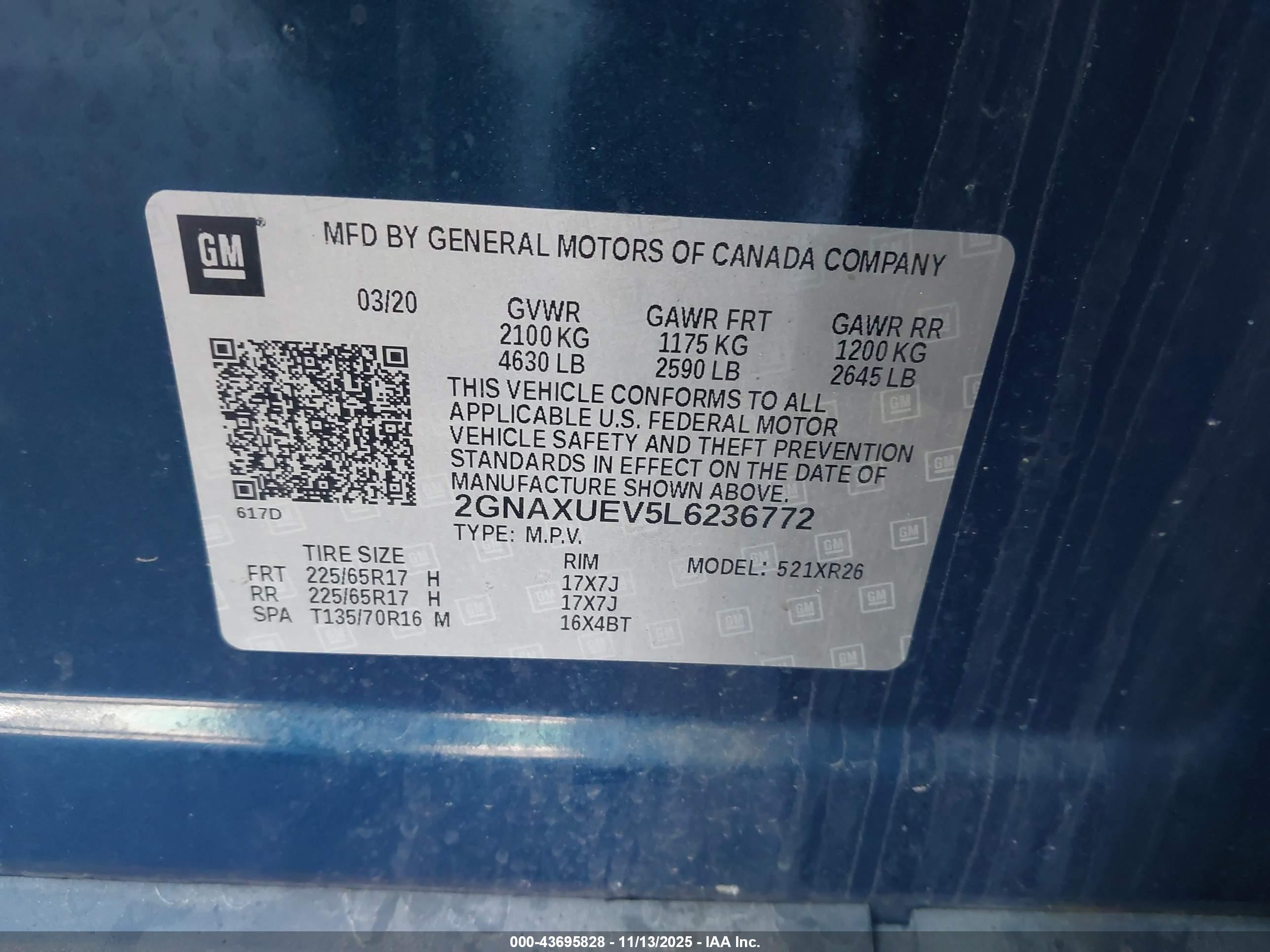 CHEVROLET EQUINOX image 9