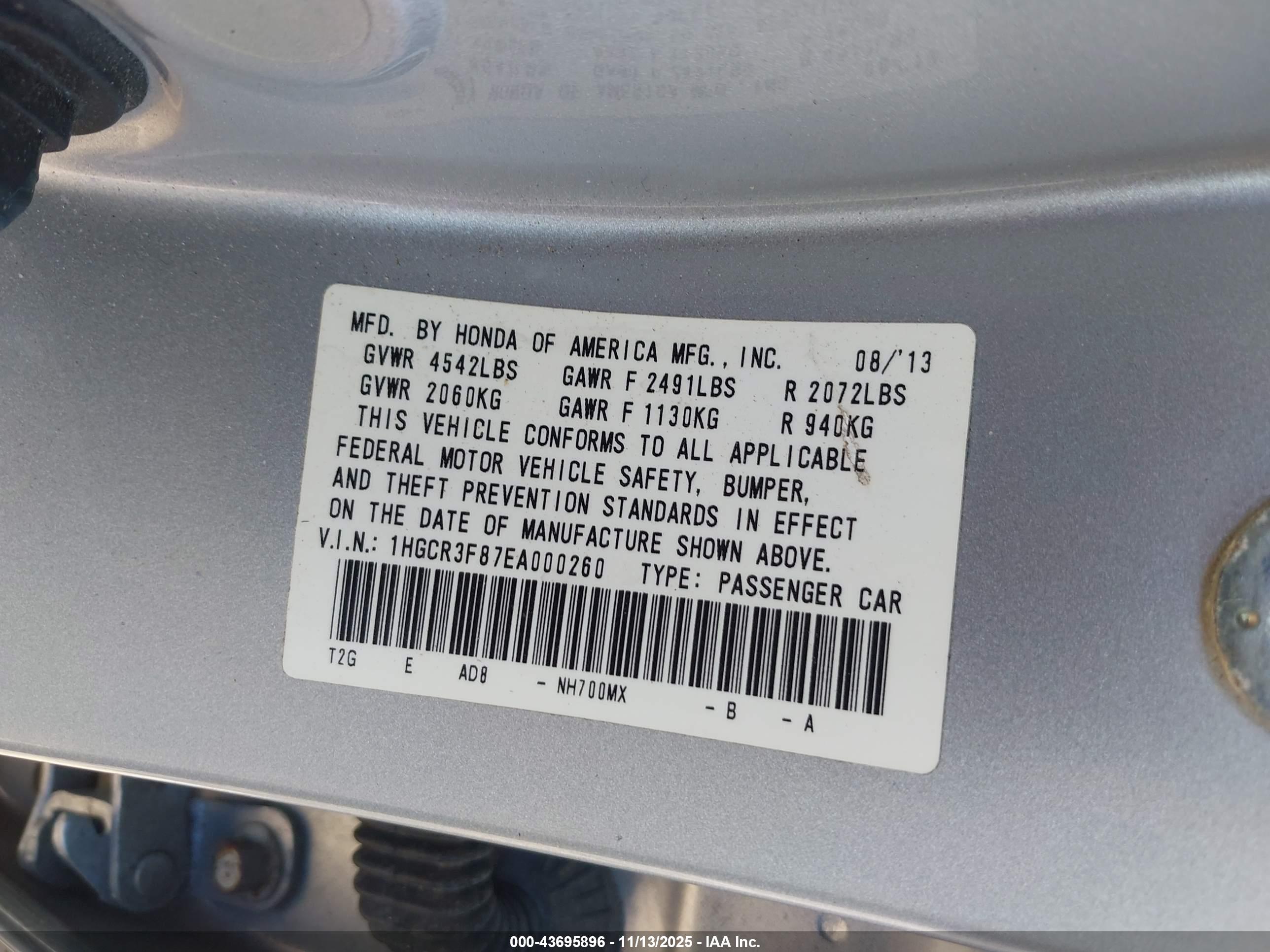 HONDA ACCORD image 9