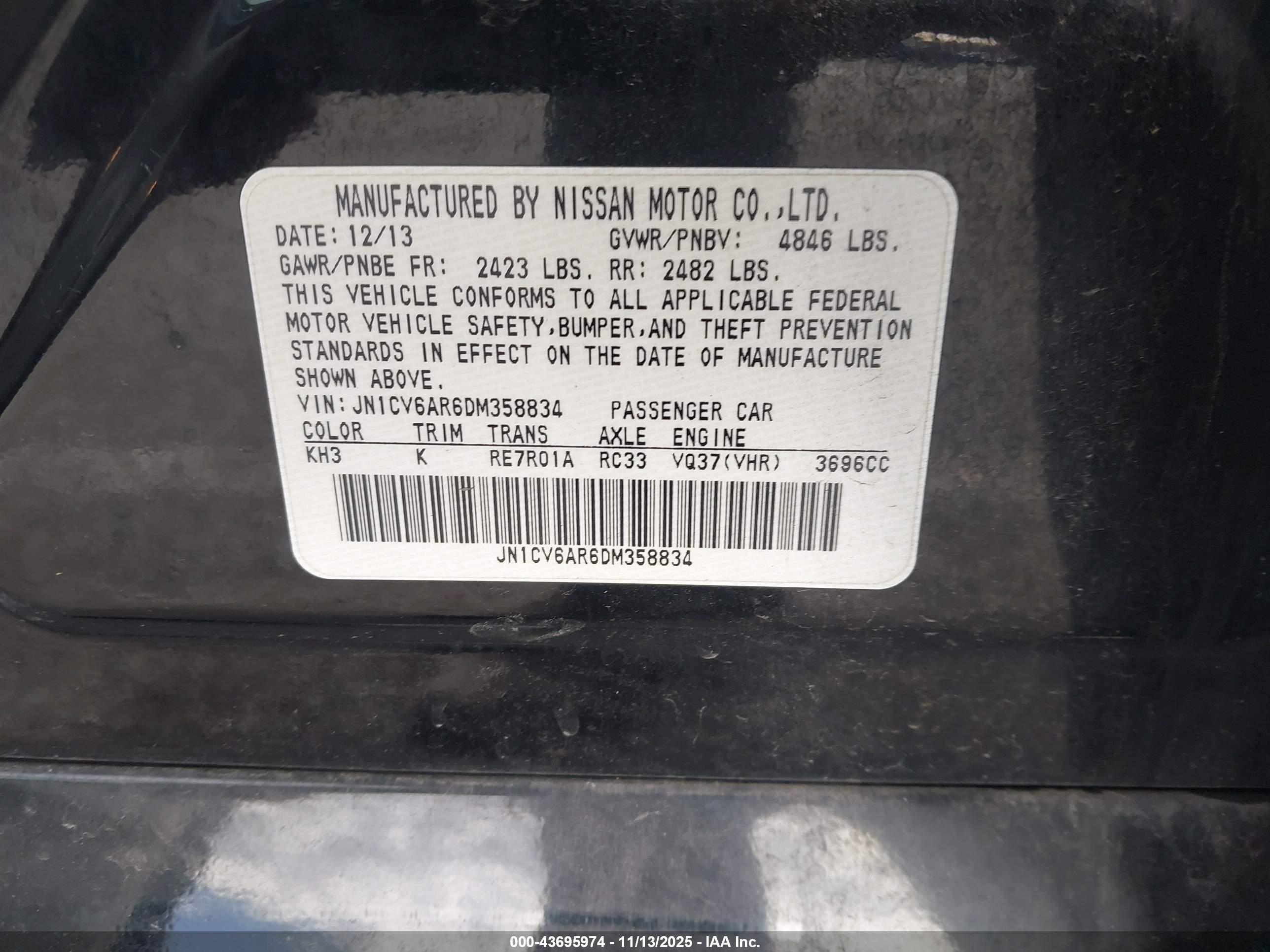 INFINITI G37X image 9