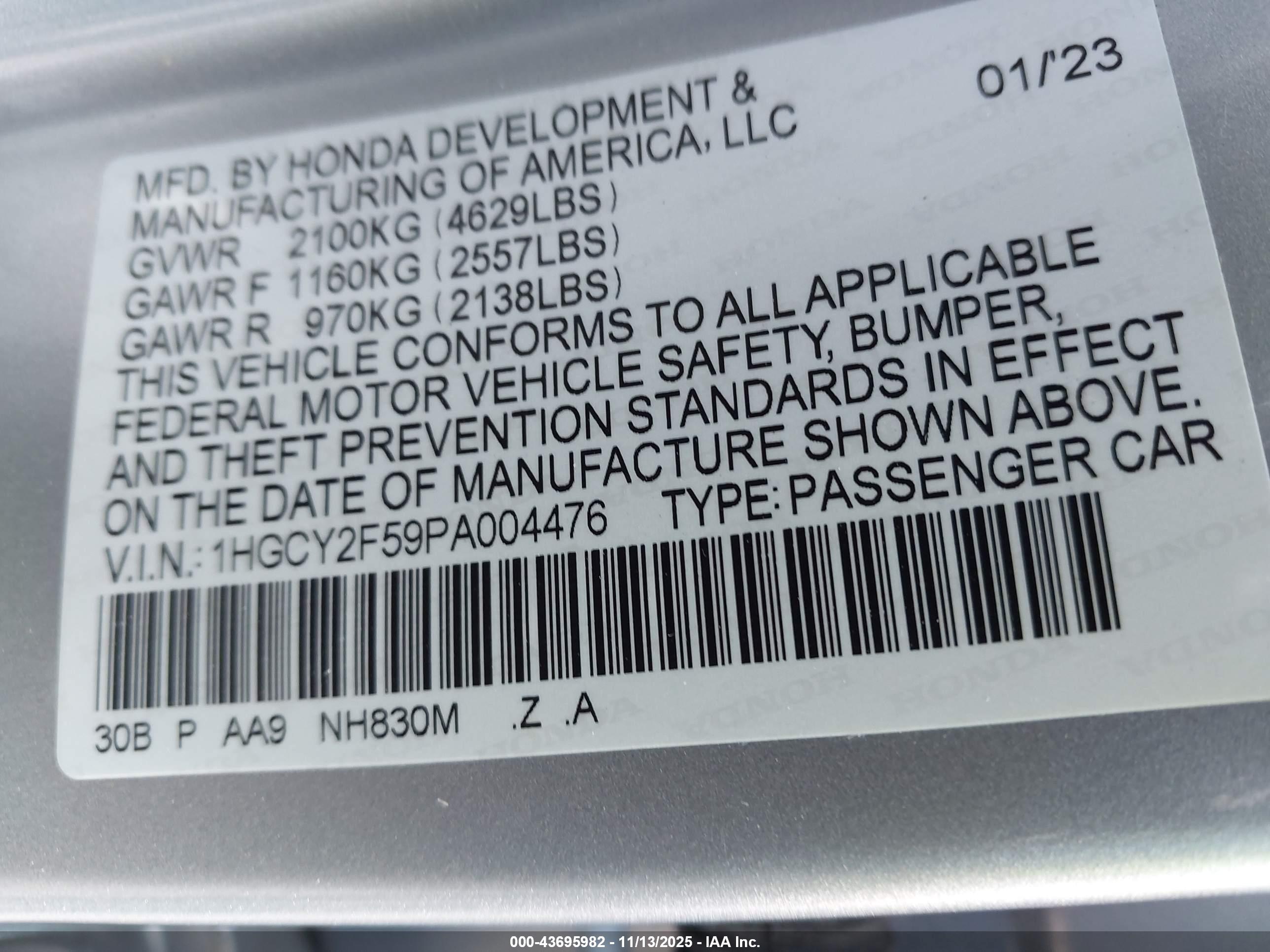 HONDA ACCORD image 9