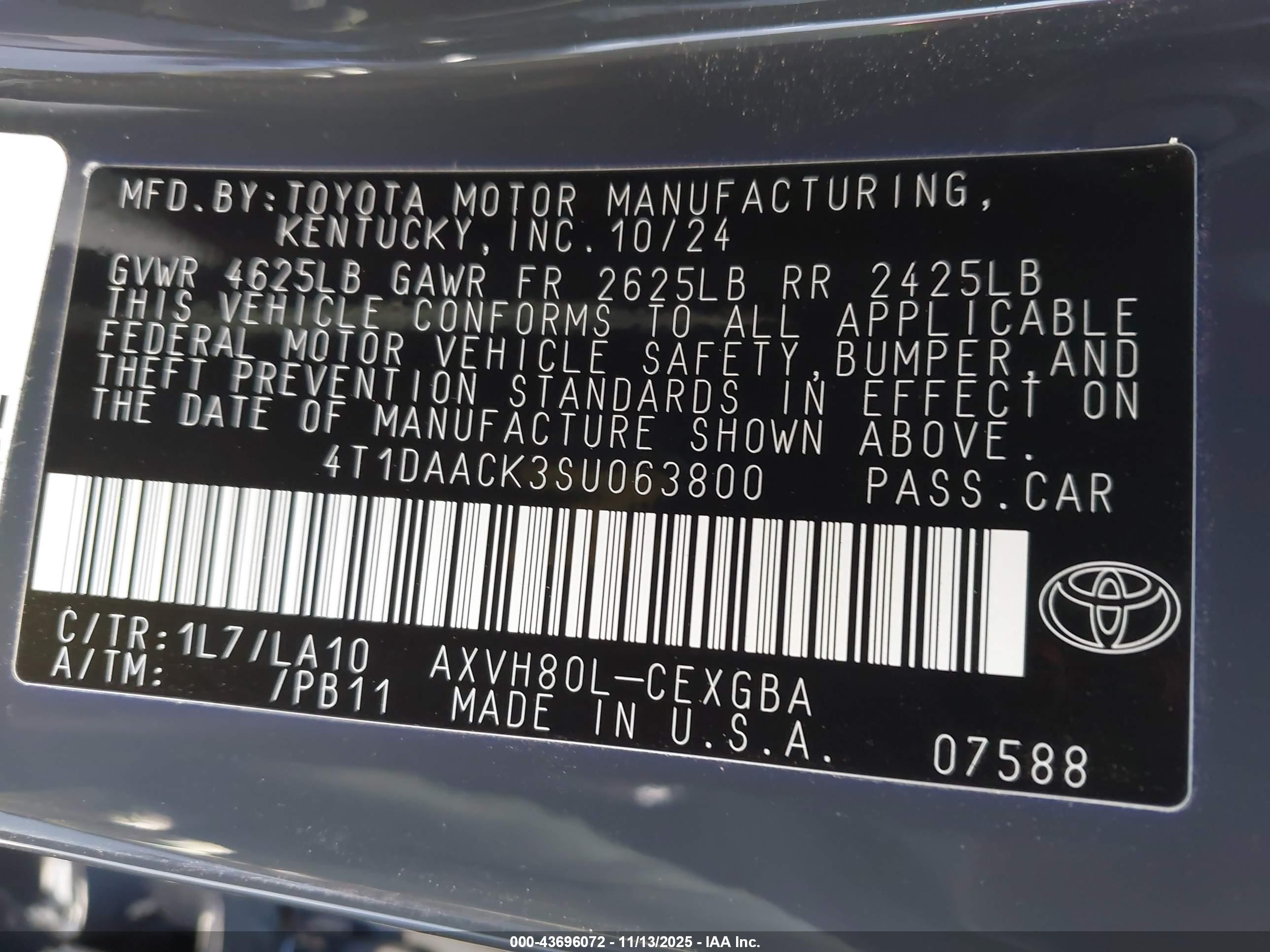 TOYOTA CAMRY image 9