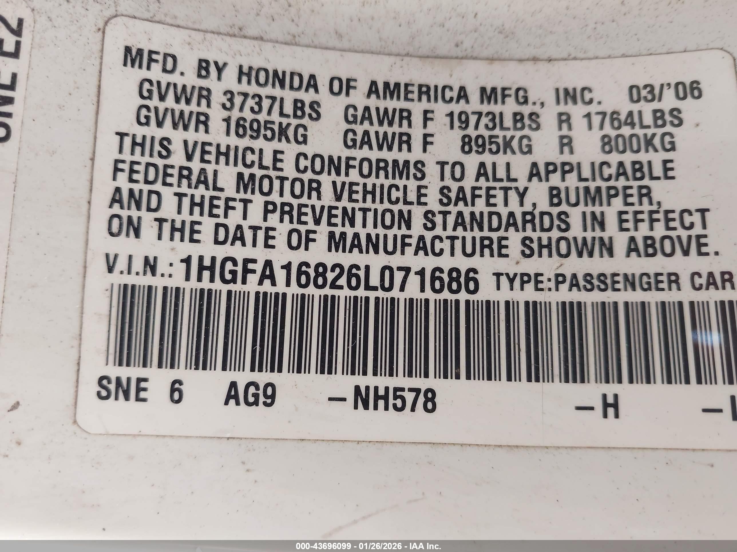 HONDA CIVIC image 9