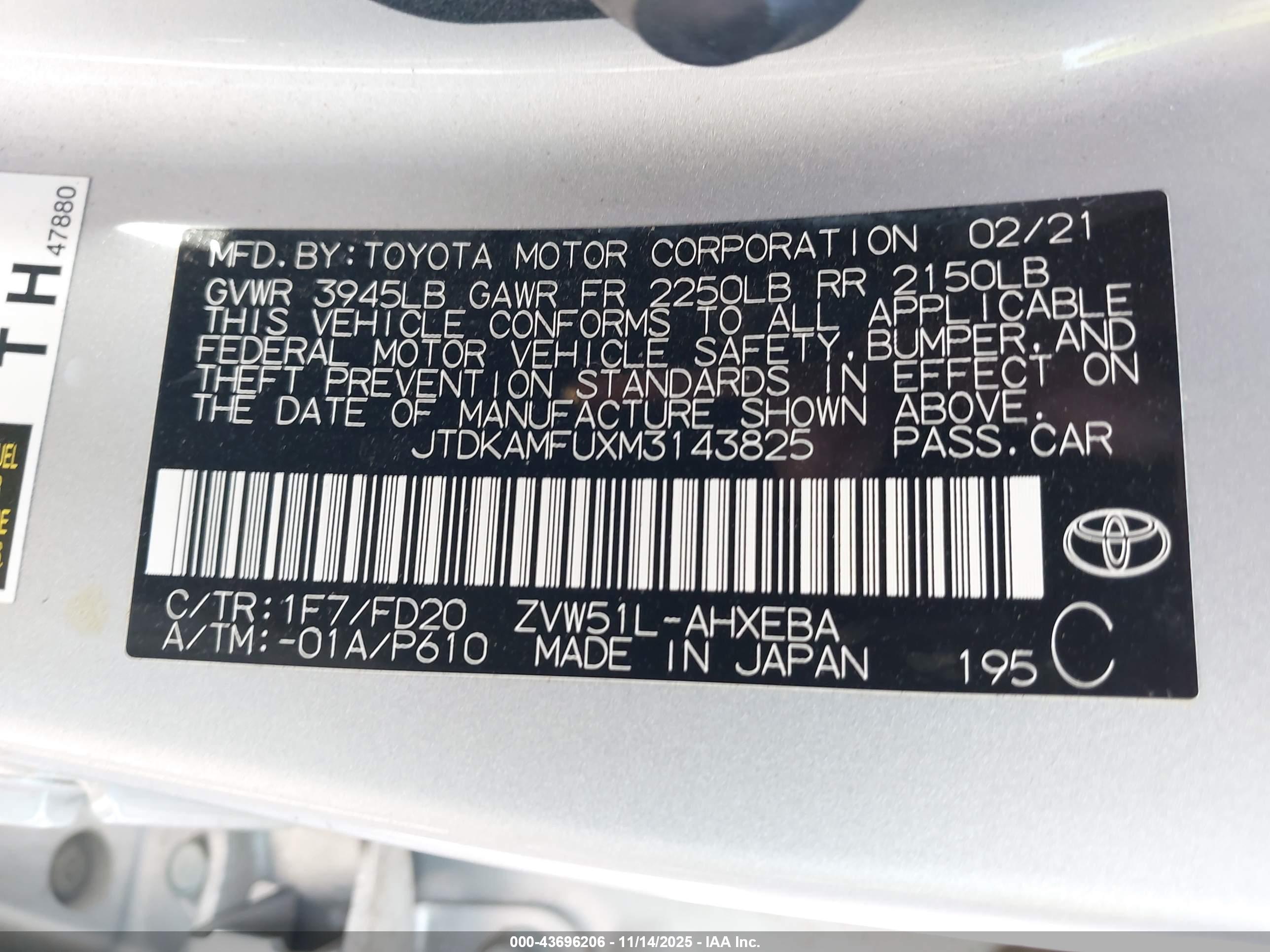 TOYOTA PRIUS image 9