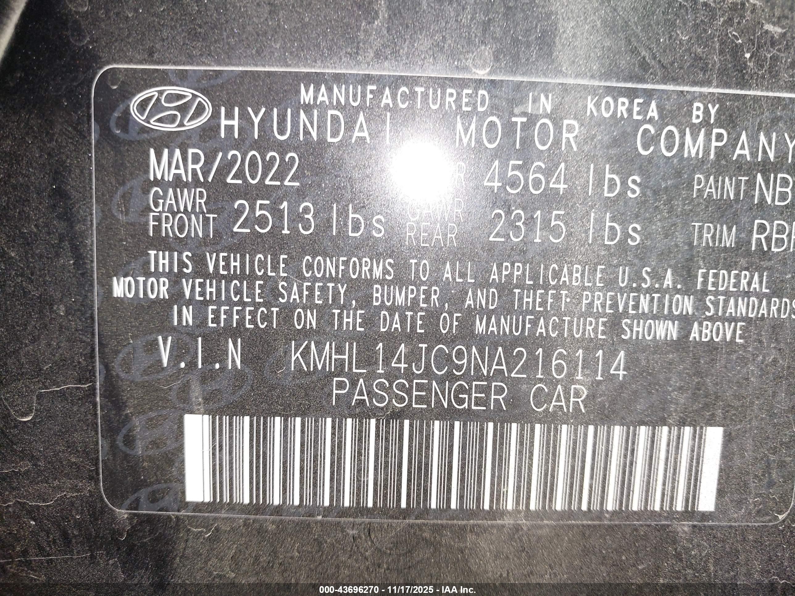 HYUNDAI SONATA image 9