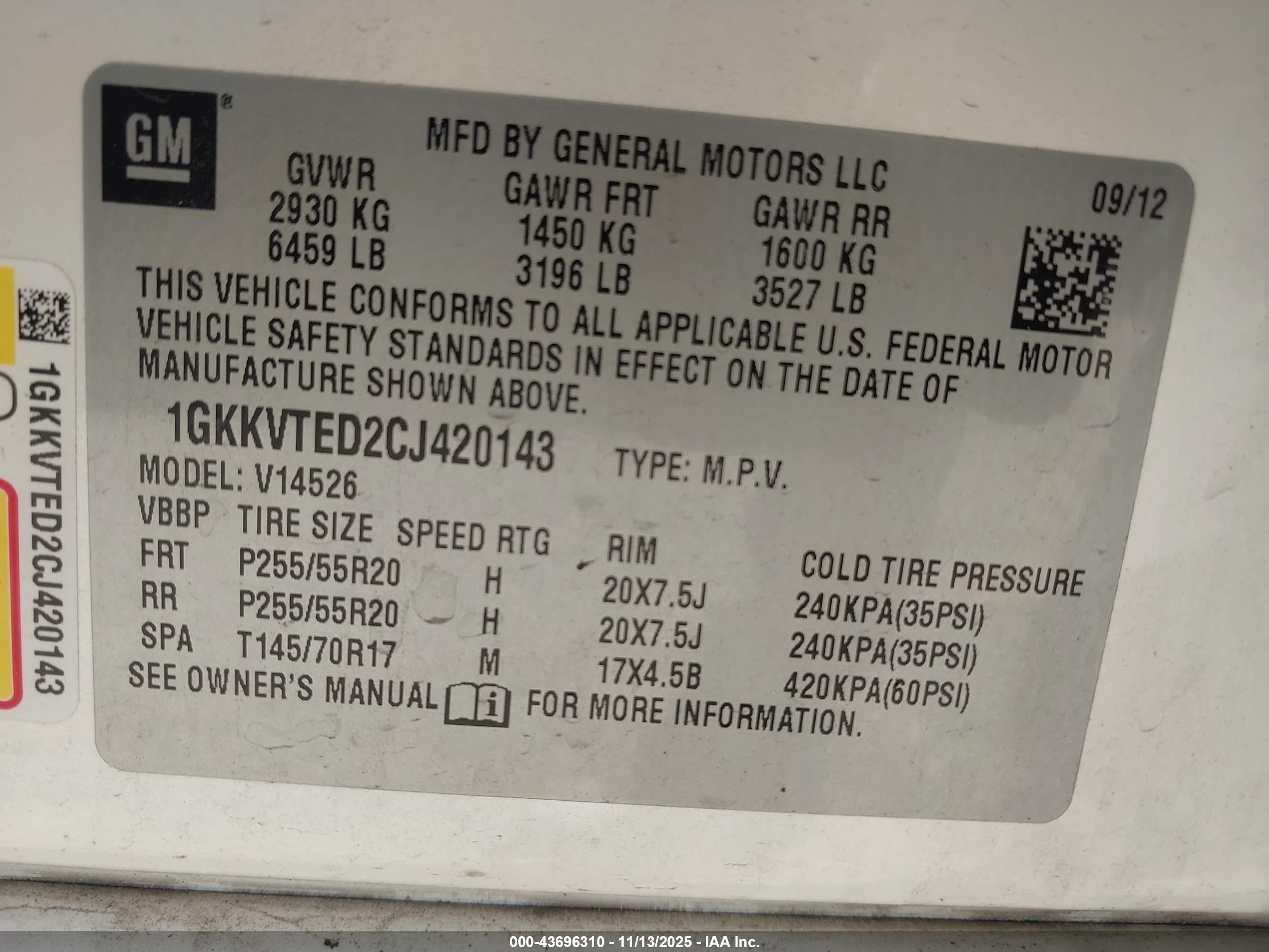 GMC ACADIA image 9