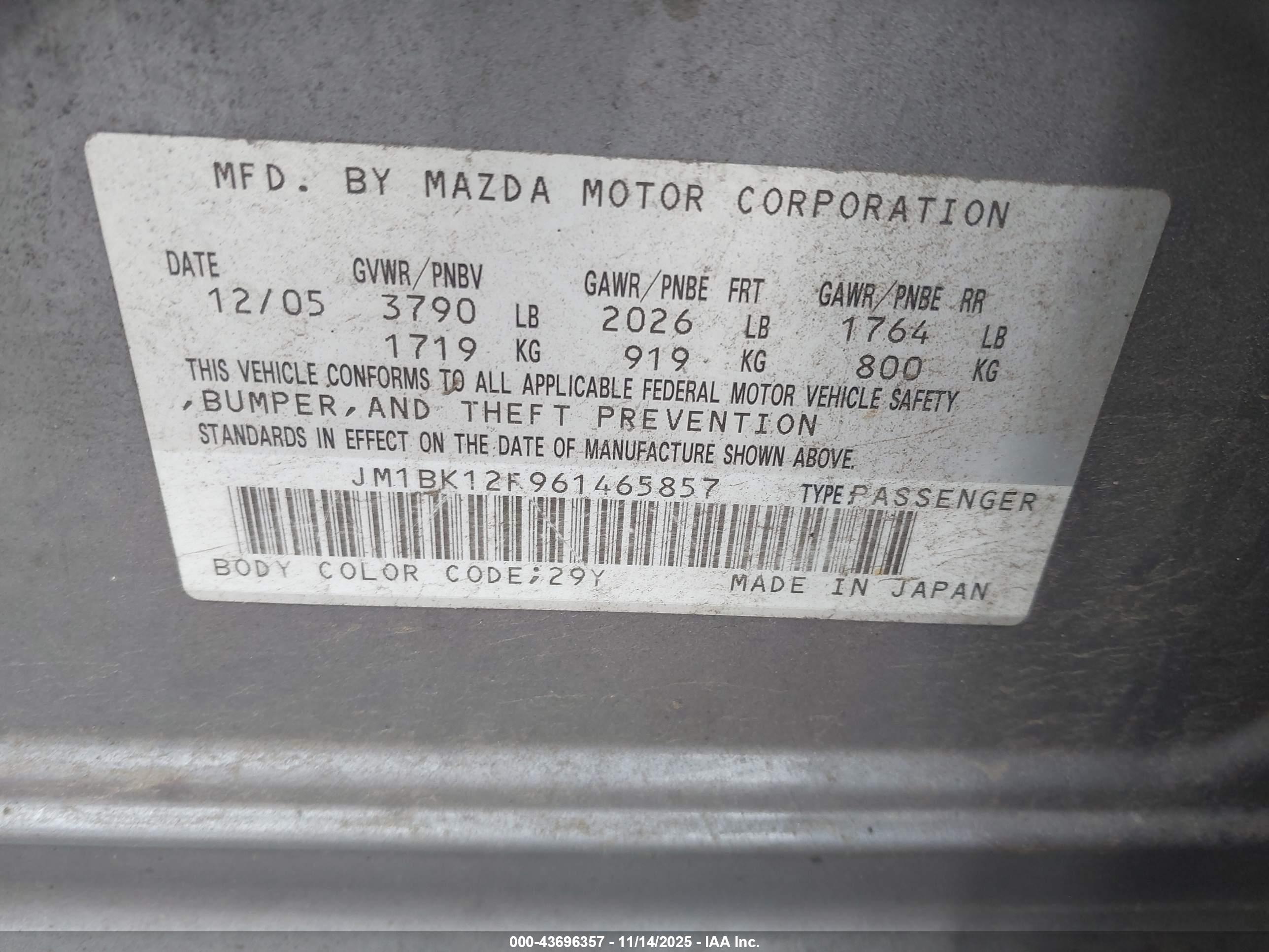 MAZDA MAZDA3 image 9