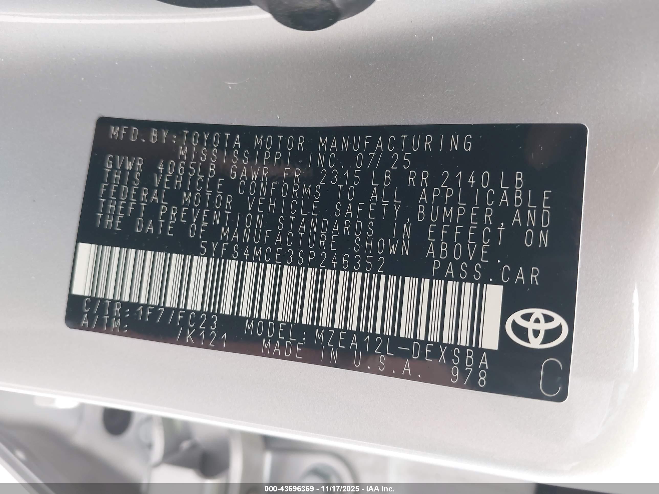 TOYOTA COROLLA image 9