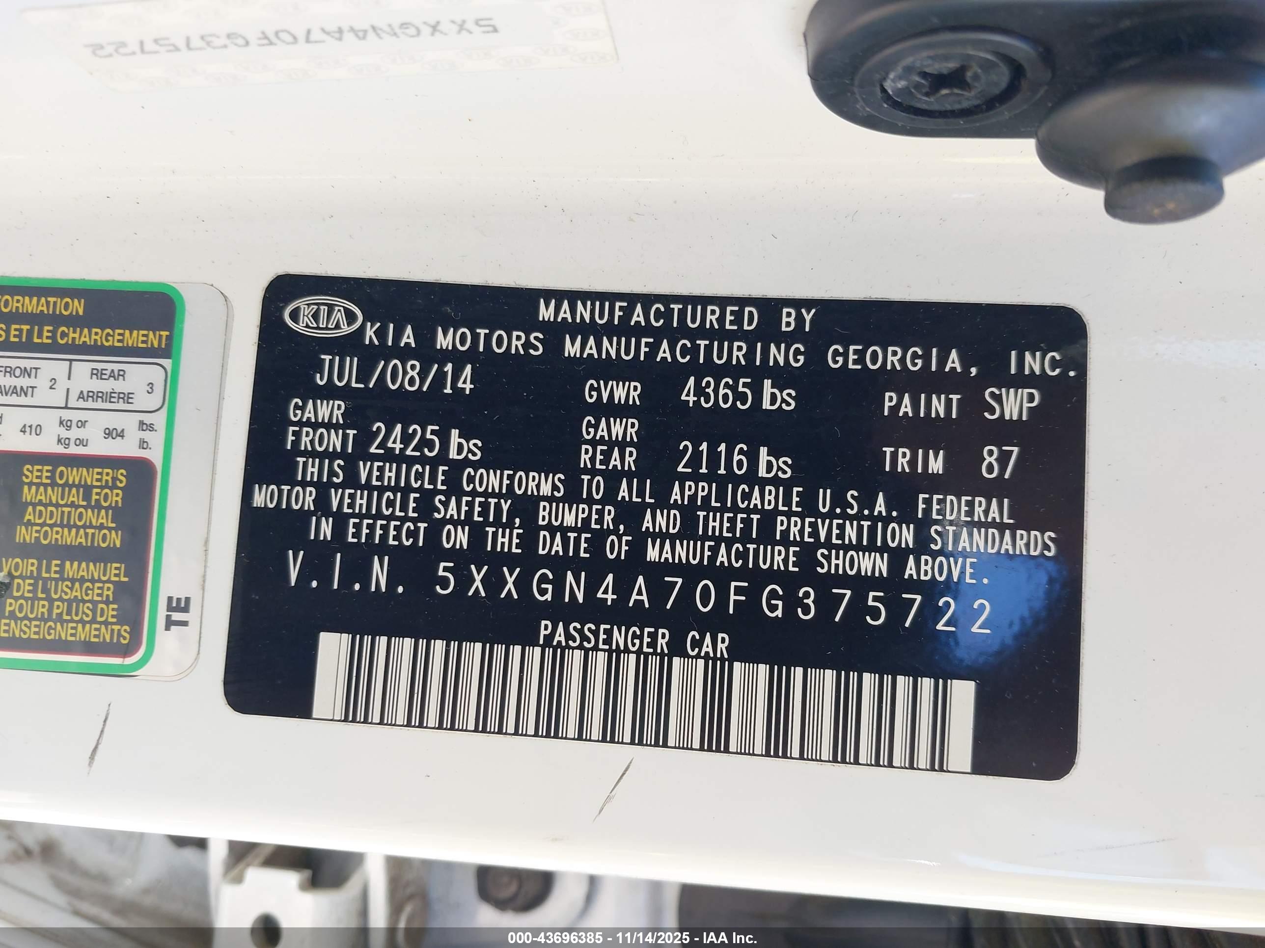 KIA OPTIMA image 9
