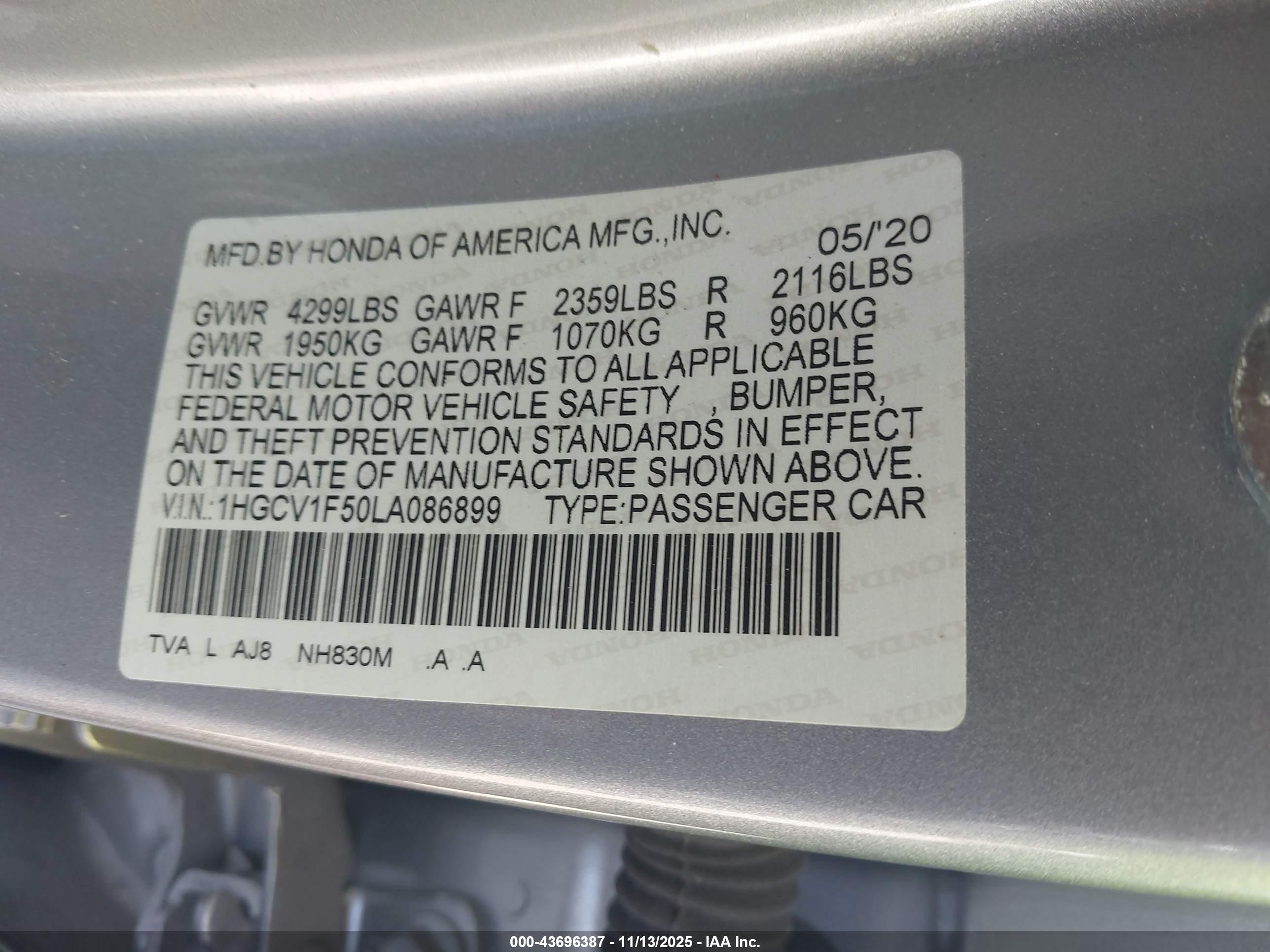 HONDA ACCORD image 9