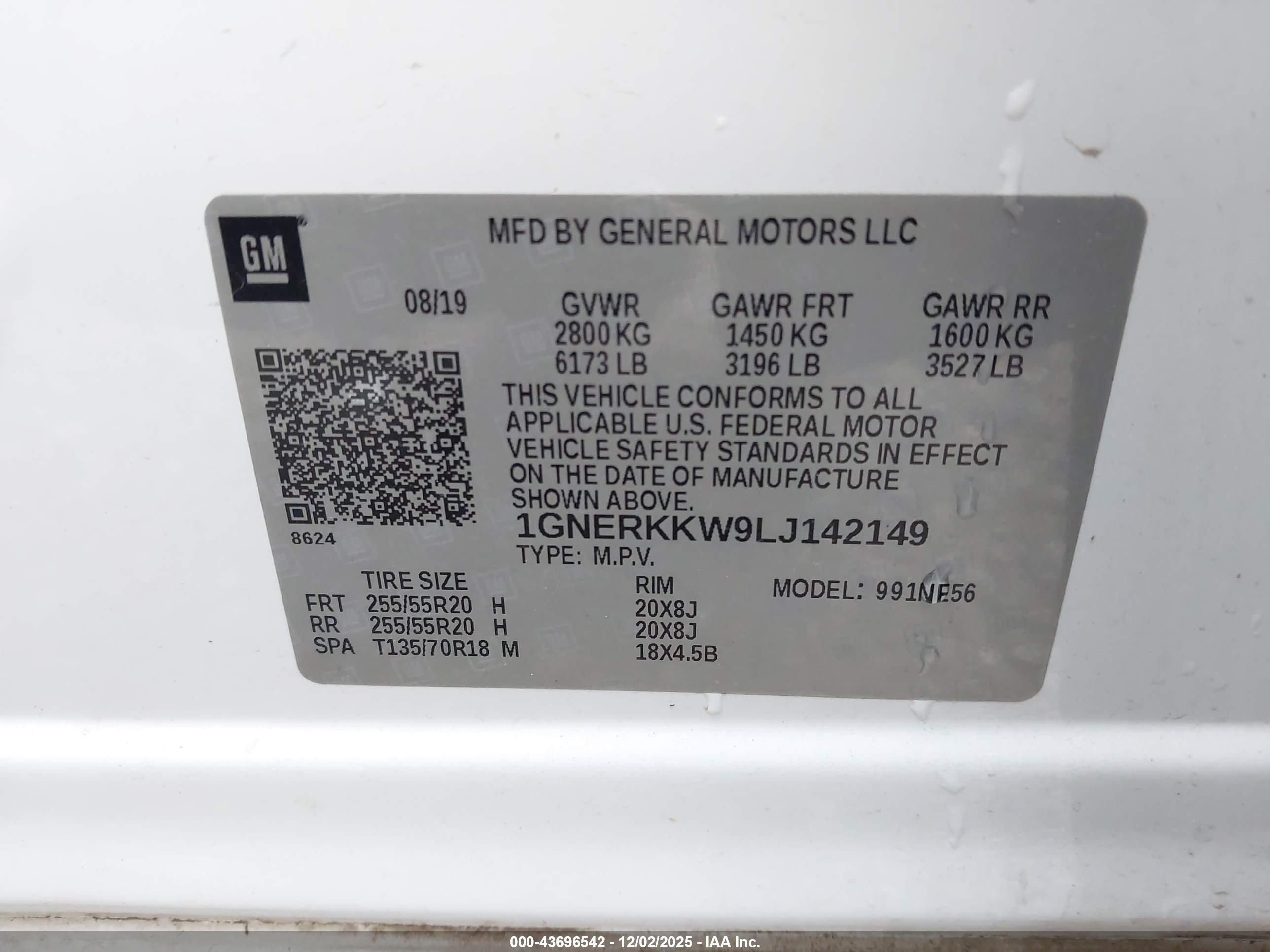 CHEVROLET TRAVERSE image 9