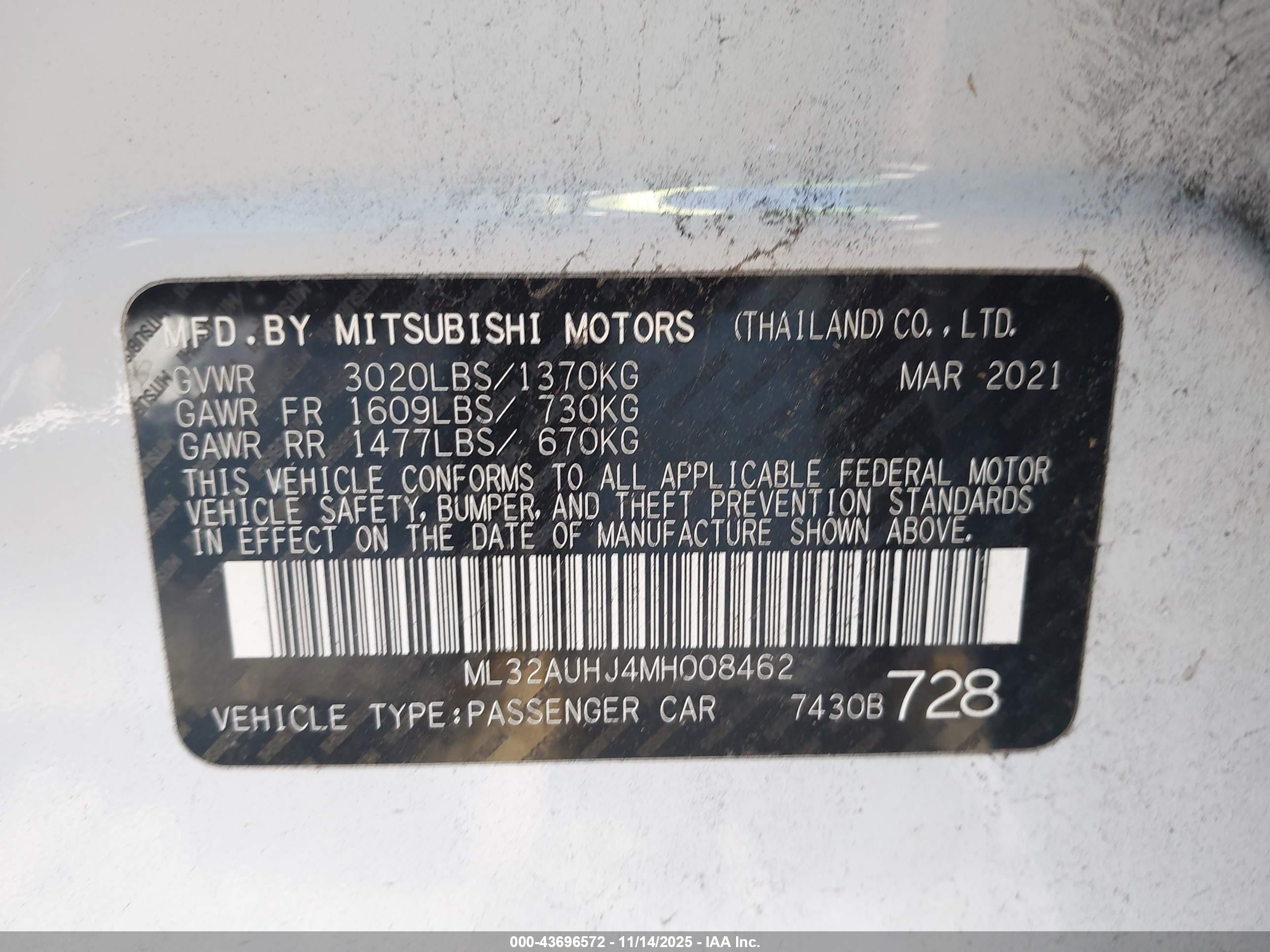 MITSUBISHI MIRAGE image 9