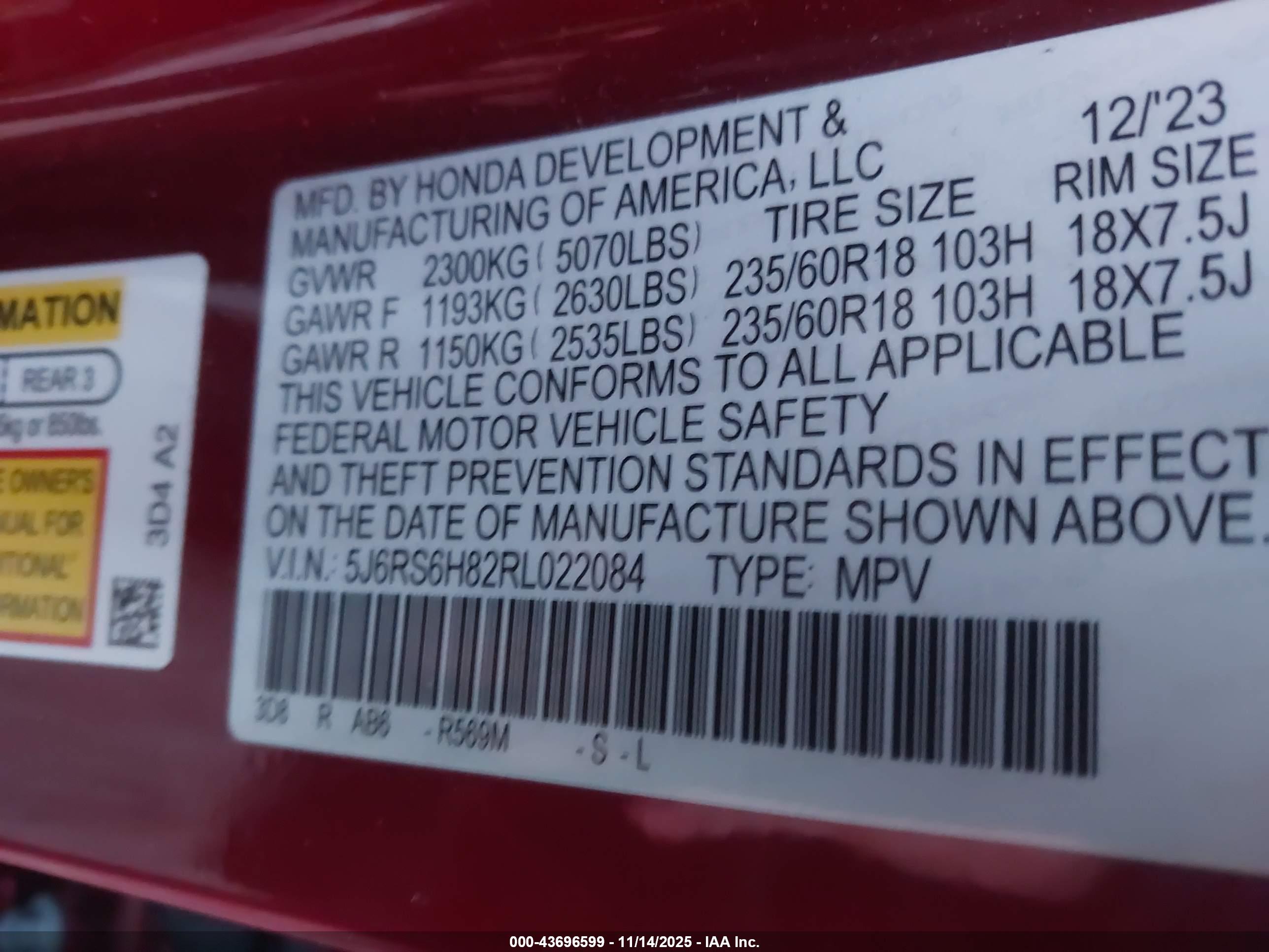 HONDA CR-V image 9