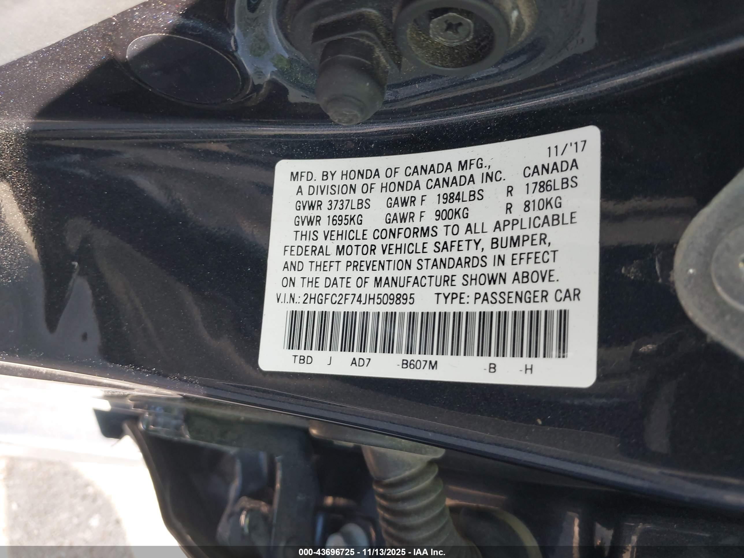 HONDA CIVIC image 9