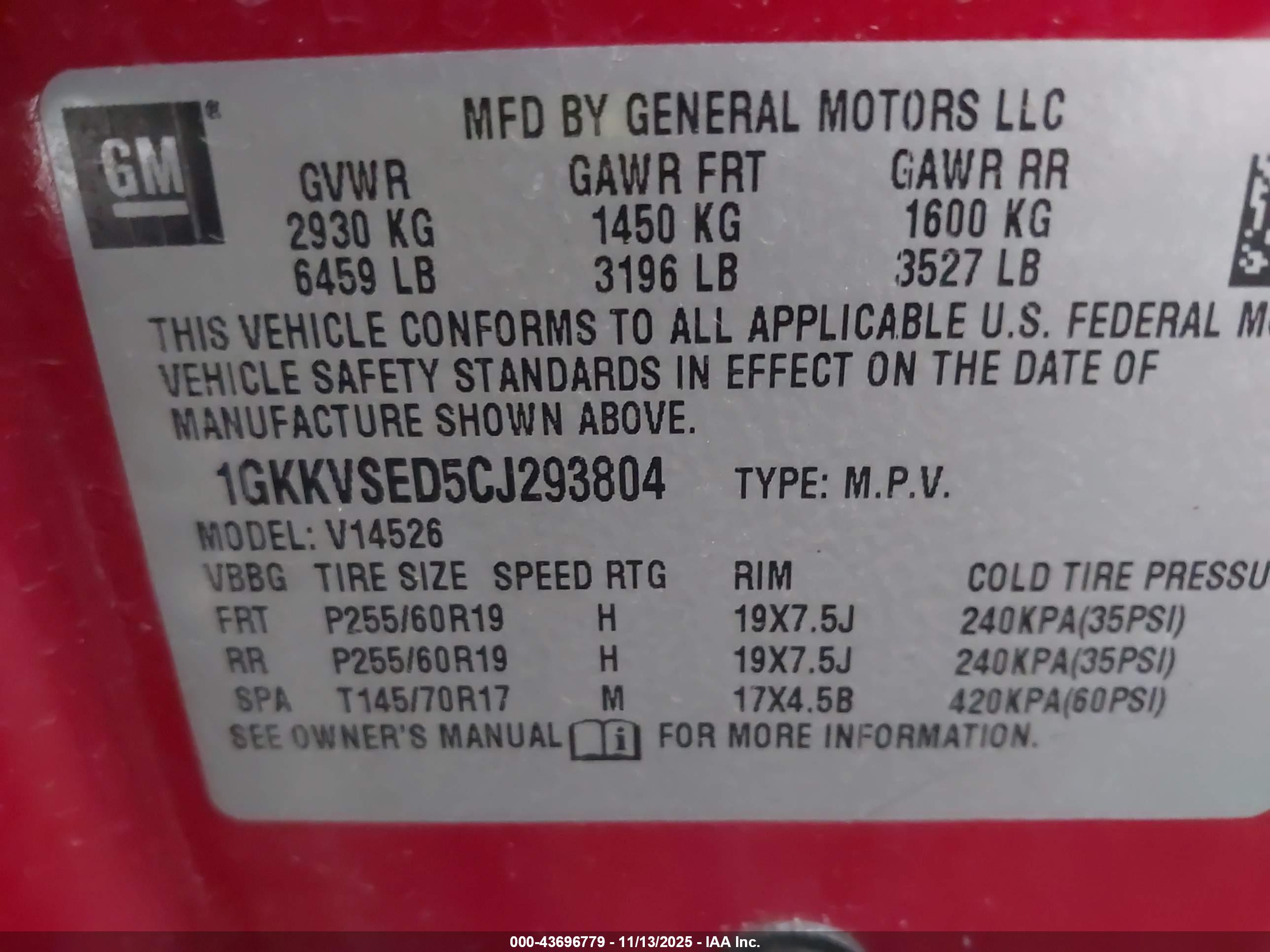 GMC ACADIA image 9