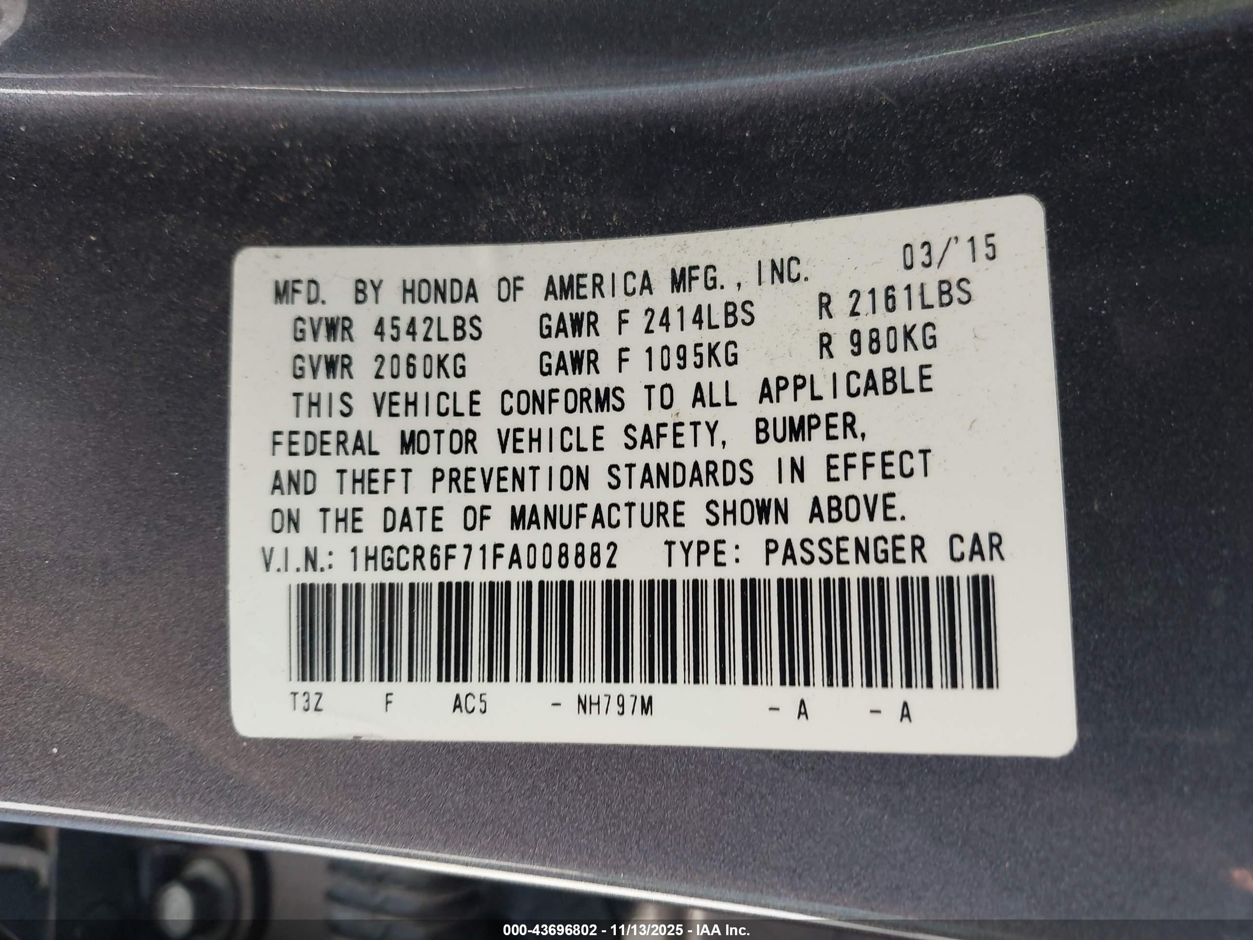 HONDA ACCORD image 9