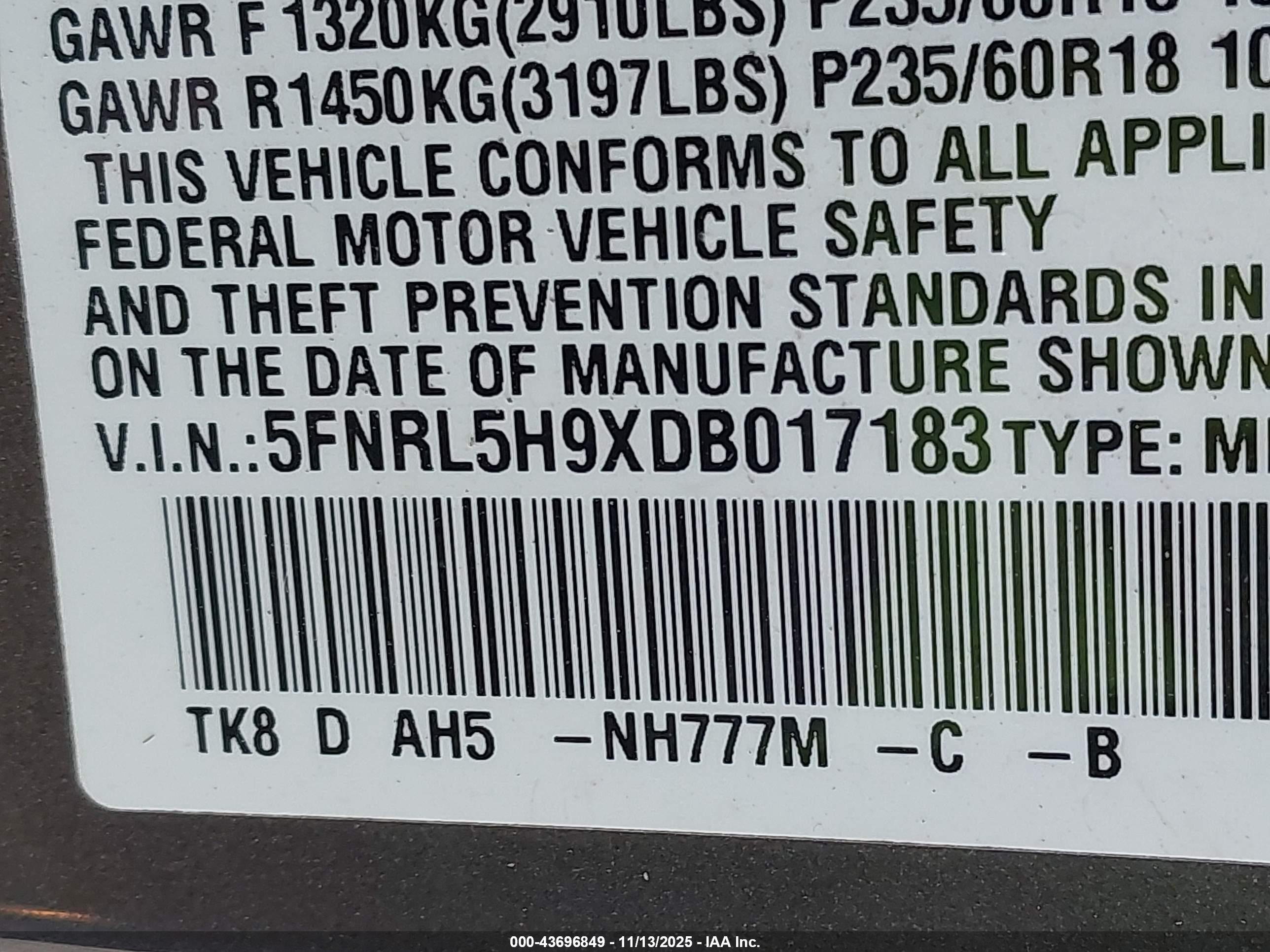 HONDA ODYSSEY image 9