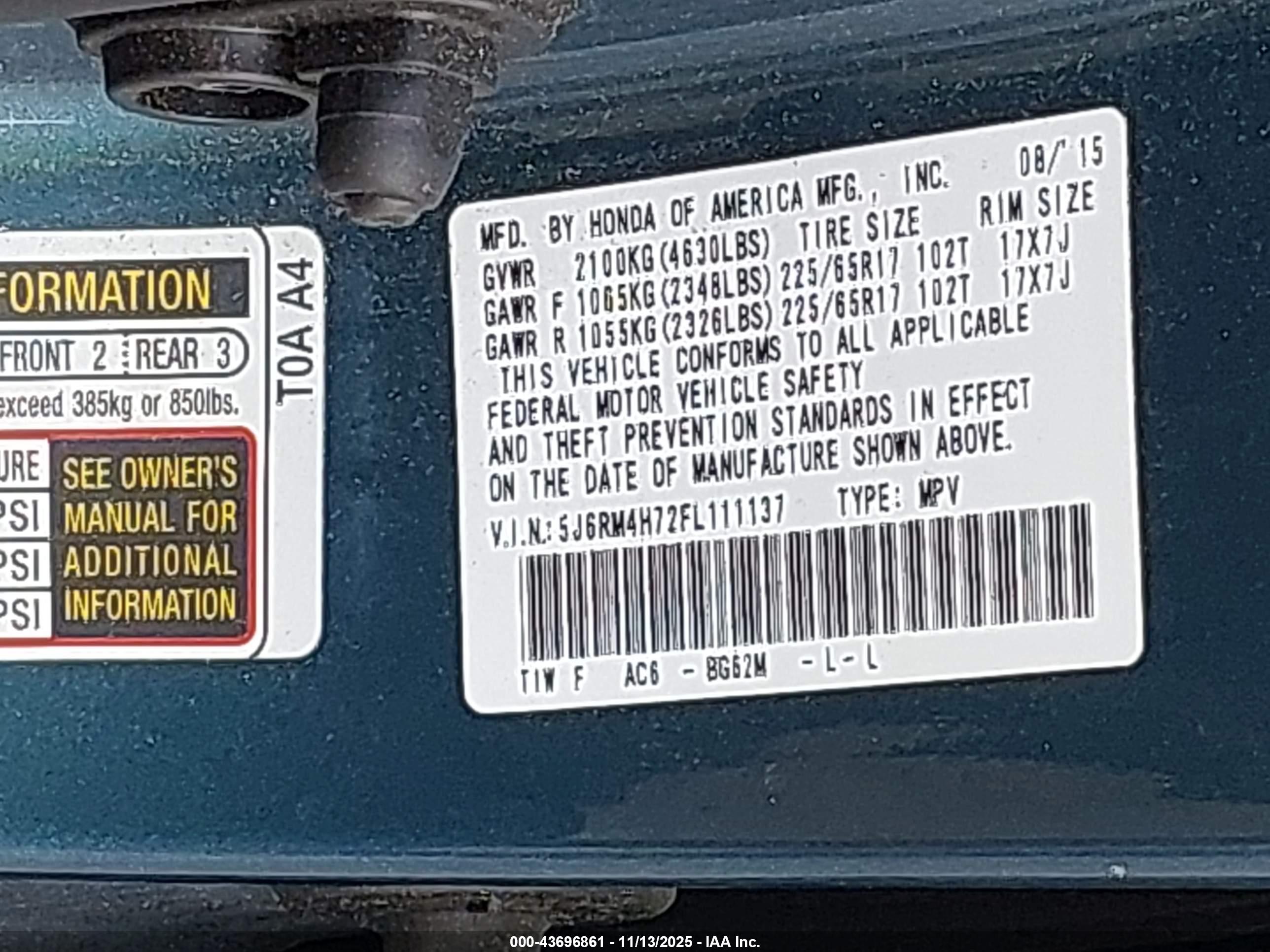 HONDA CR-V image 9