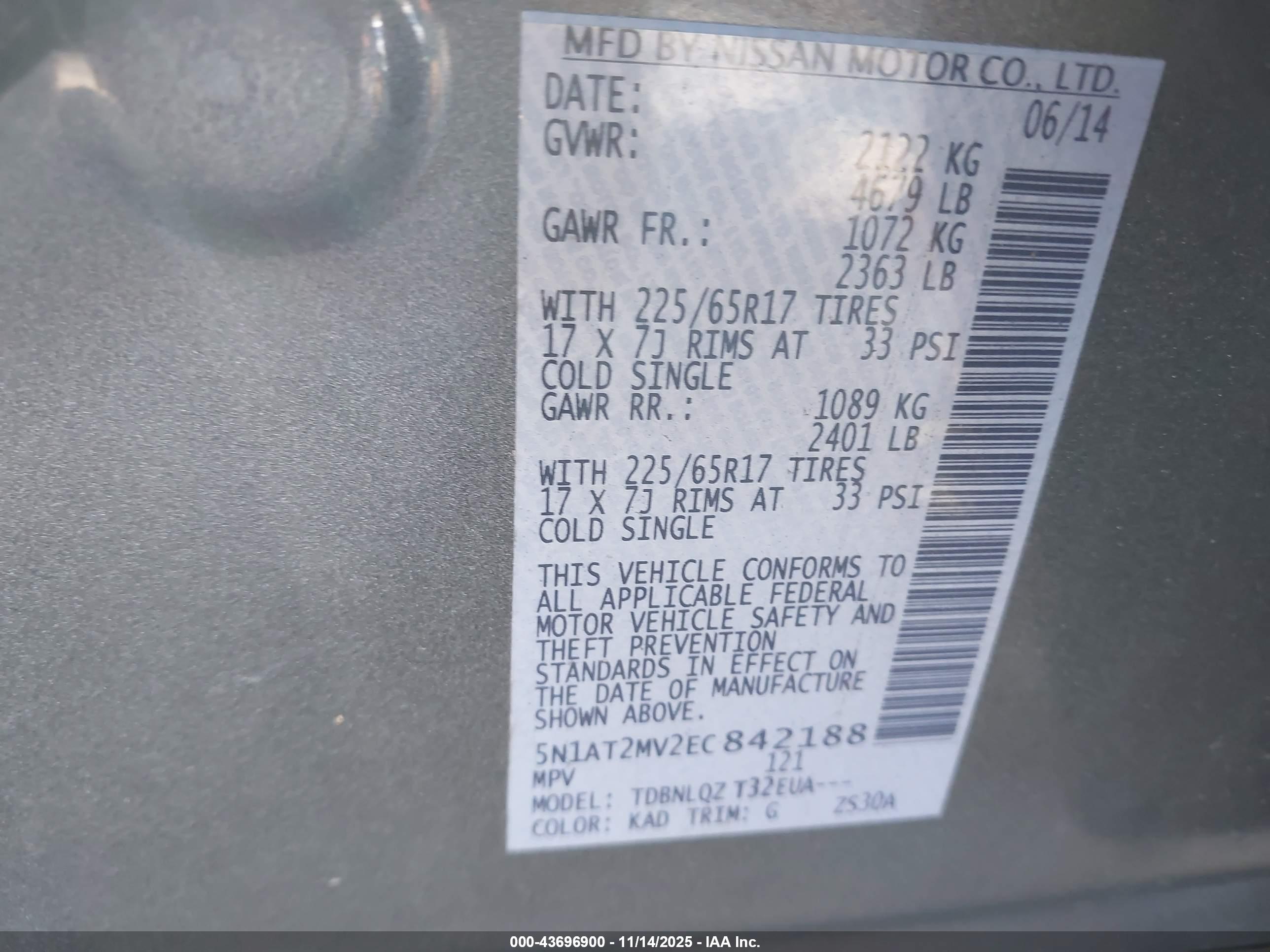 NISSAN ROGUE image 9