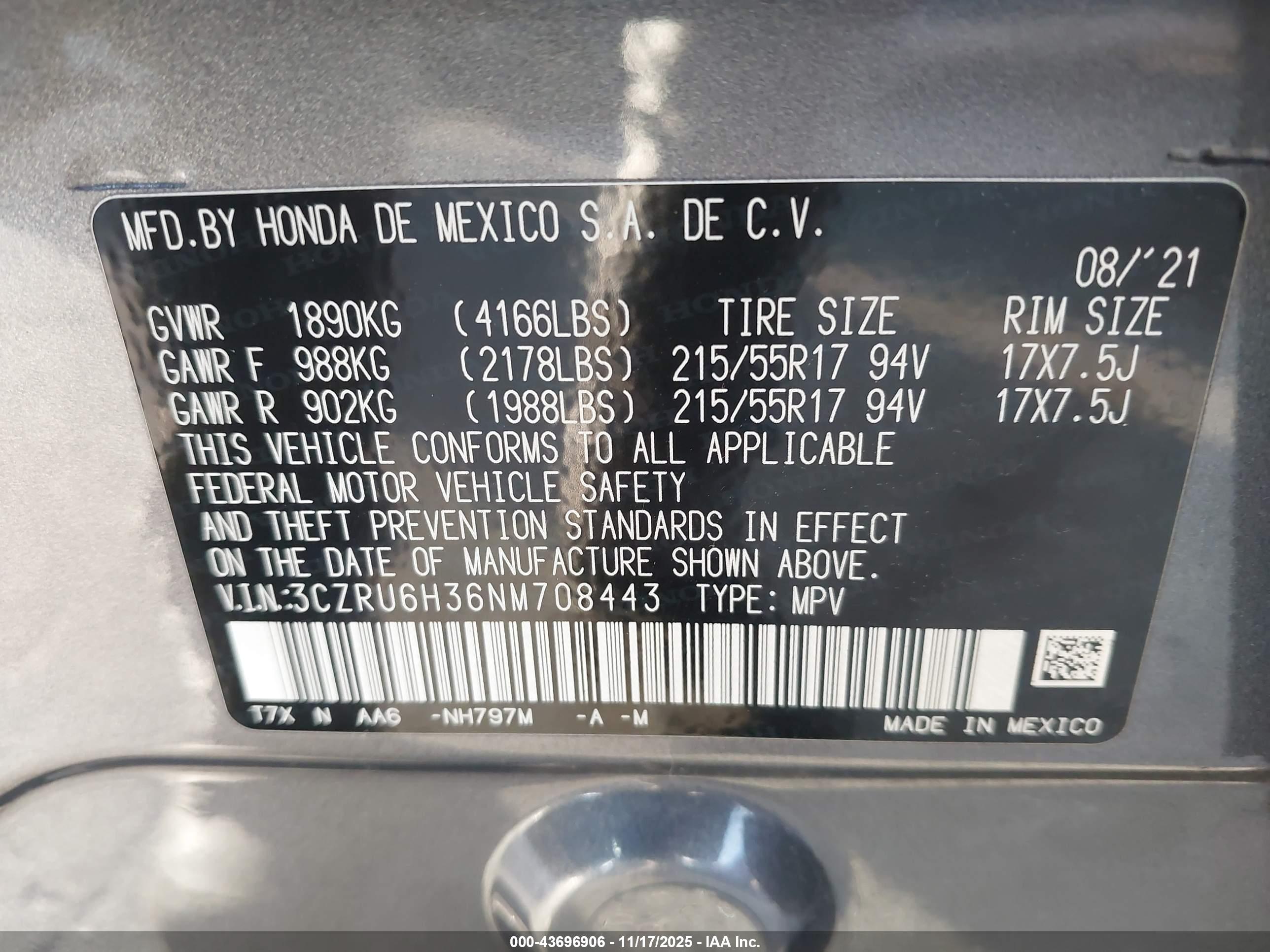 HONDA HR-V image 9