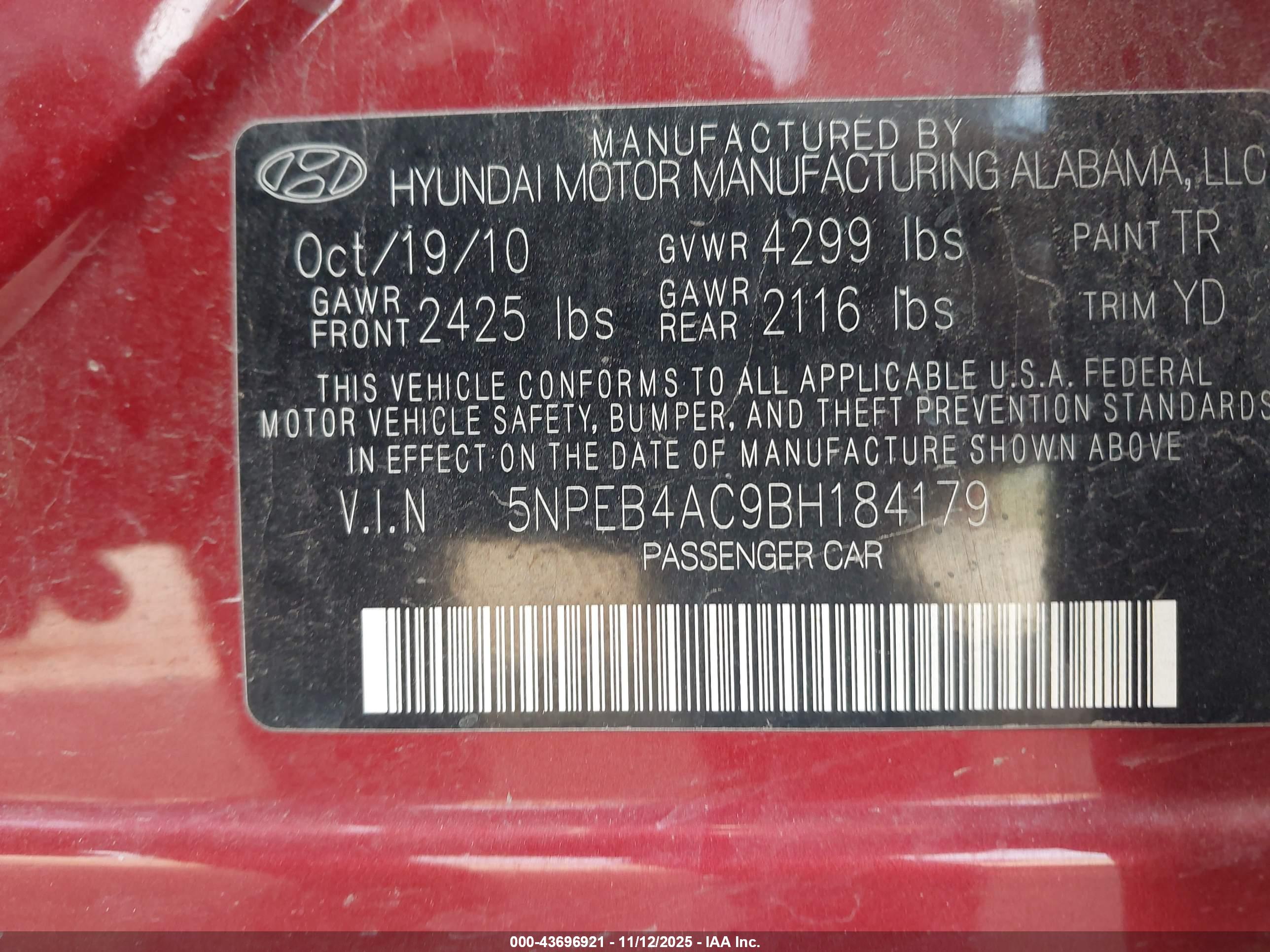 HYUNDAI SONATA image 9