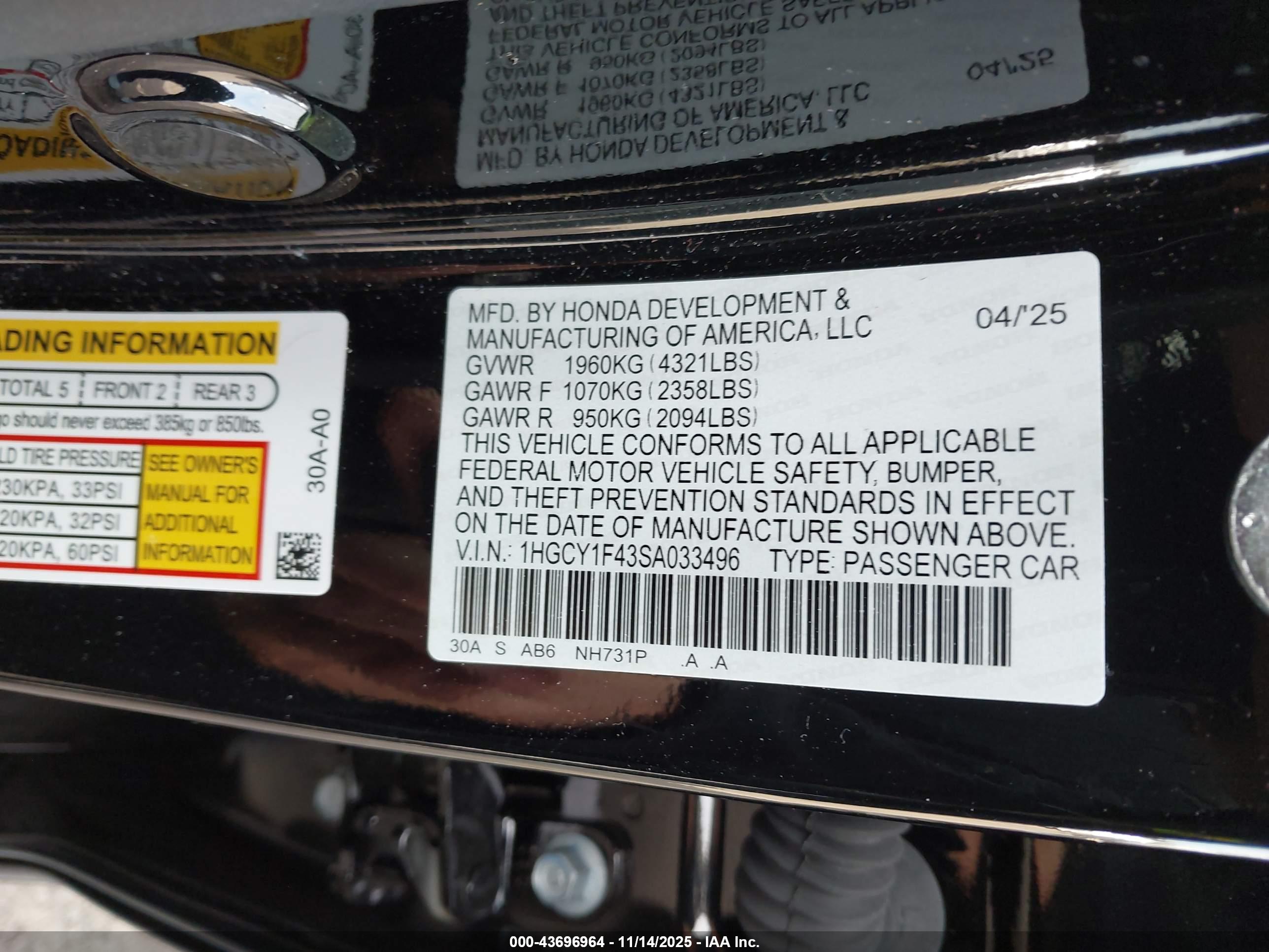 HONDA ACCORD image 9