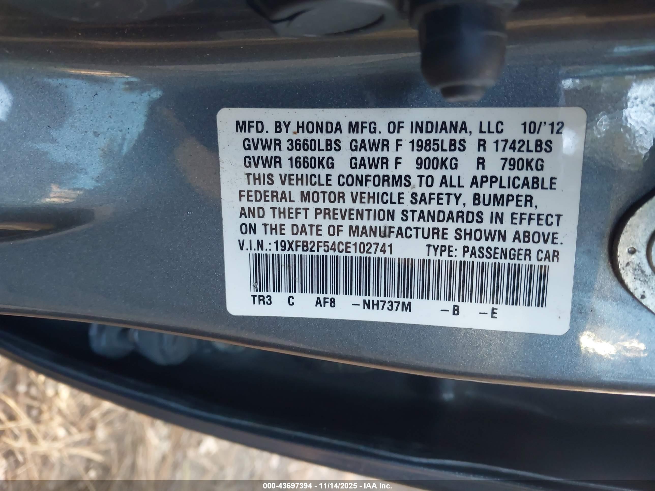 HONDA CIVIC image 9