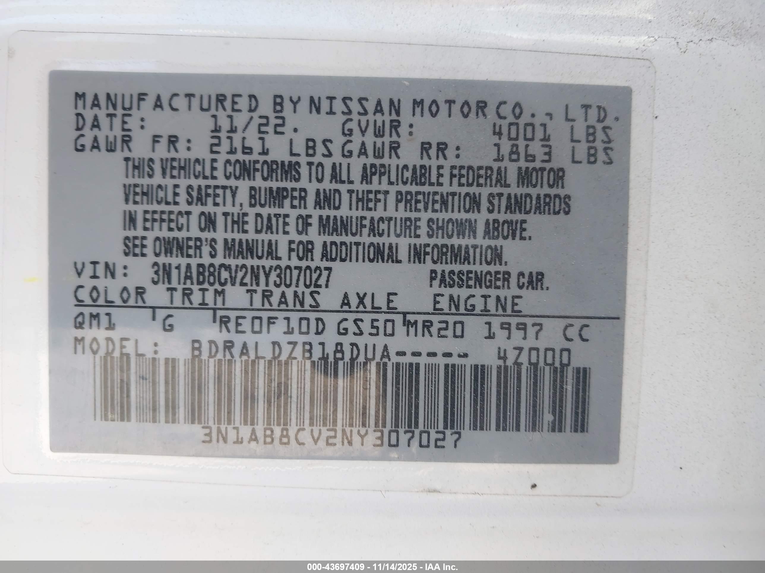 NISSAN SENTRA image 9