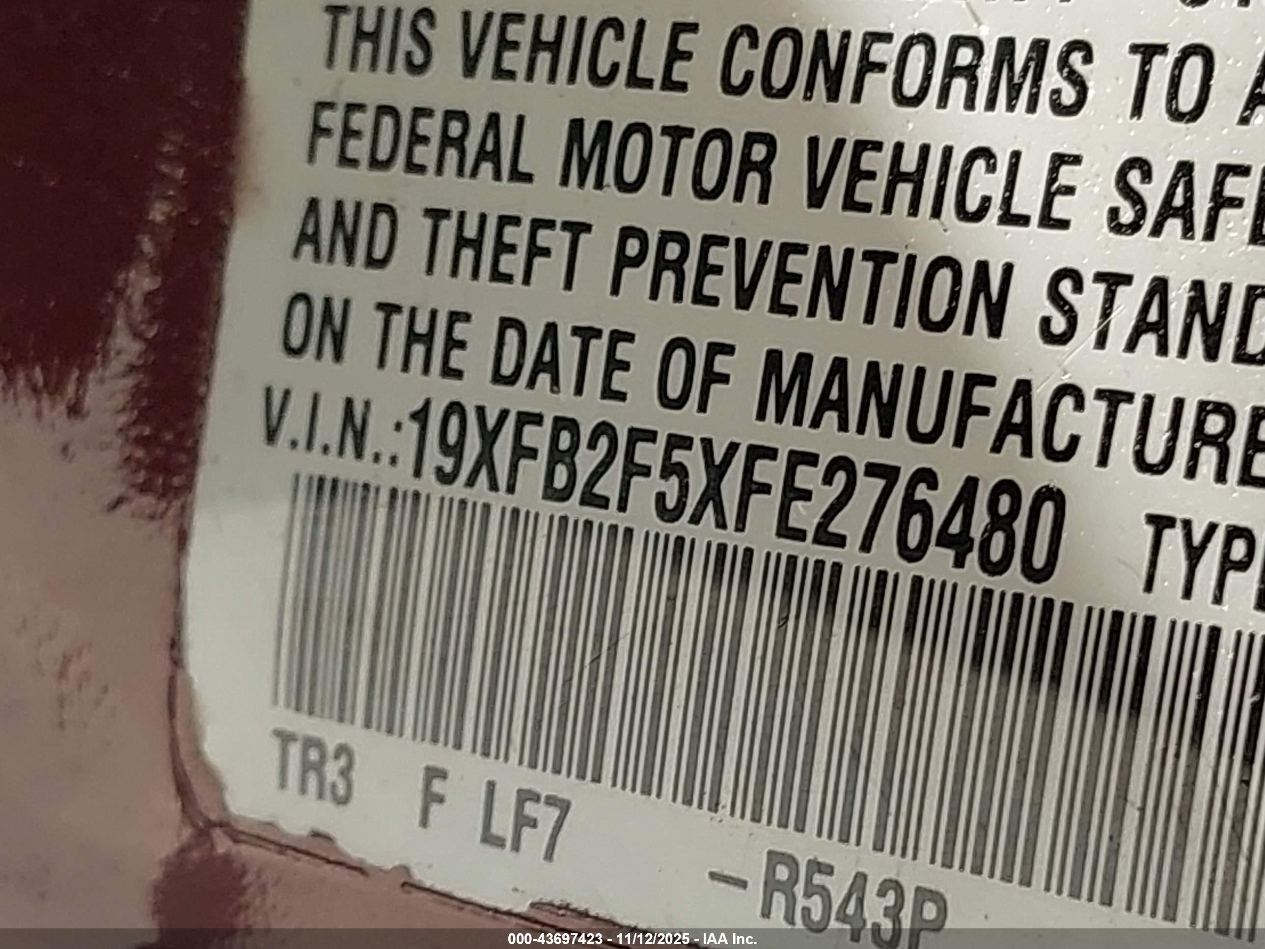 HONDA CIVIC image 9