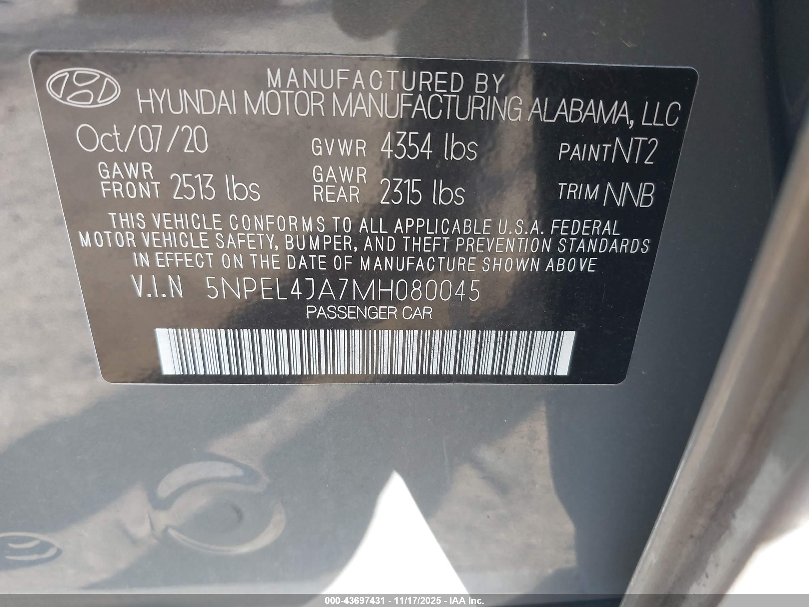 HYUNDAI SONATA image 9