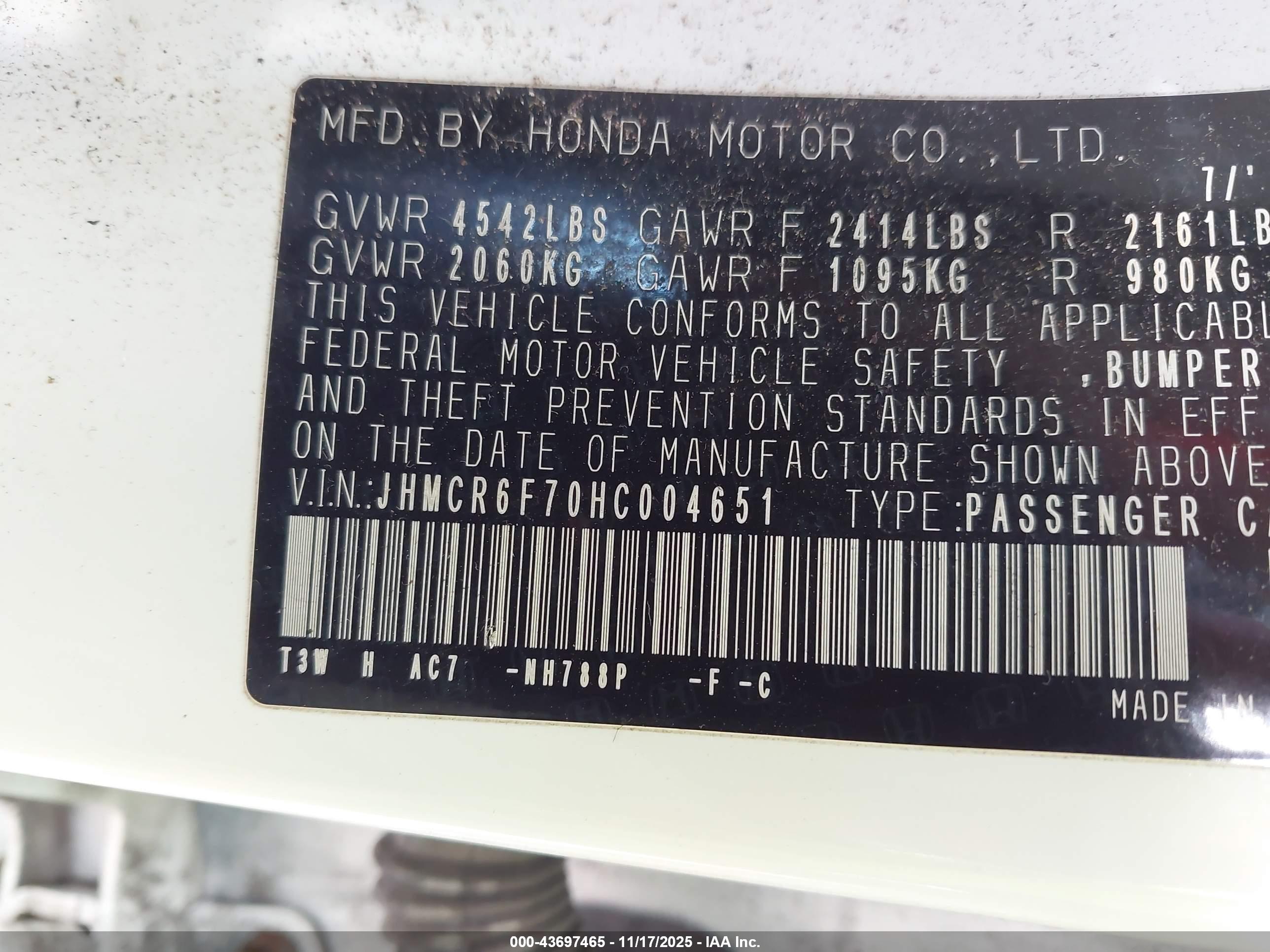 HONDA ACCORD image 9