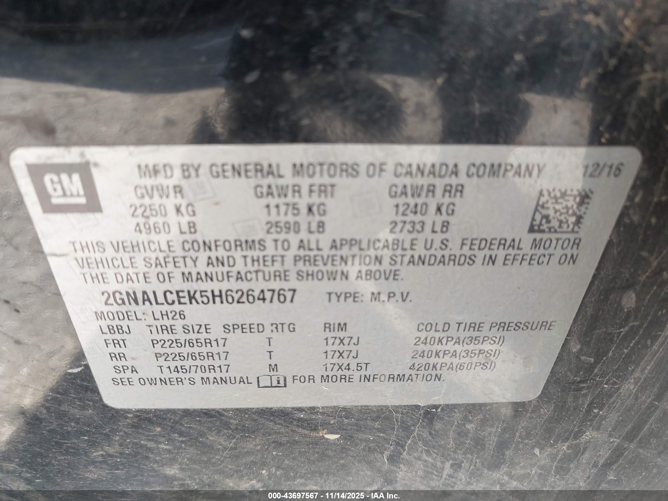 CHEVROLET EQUINOX image 9