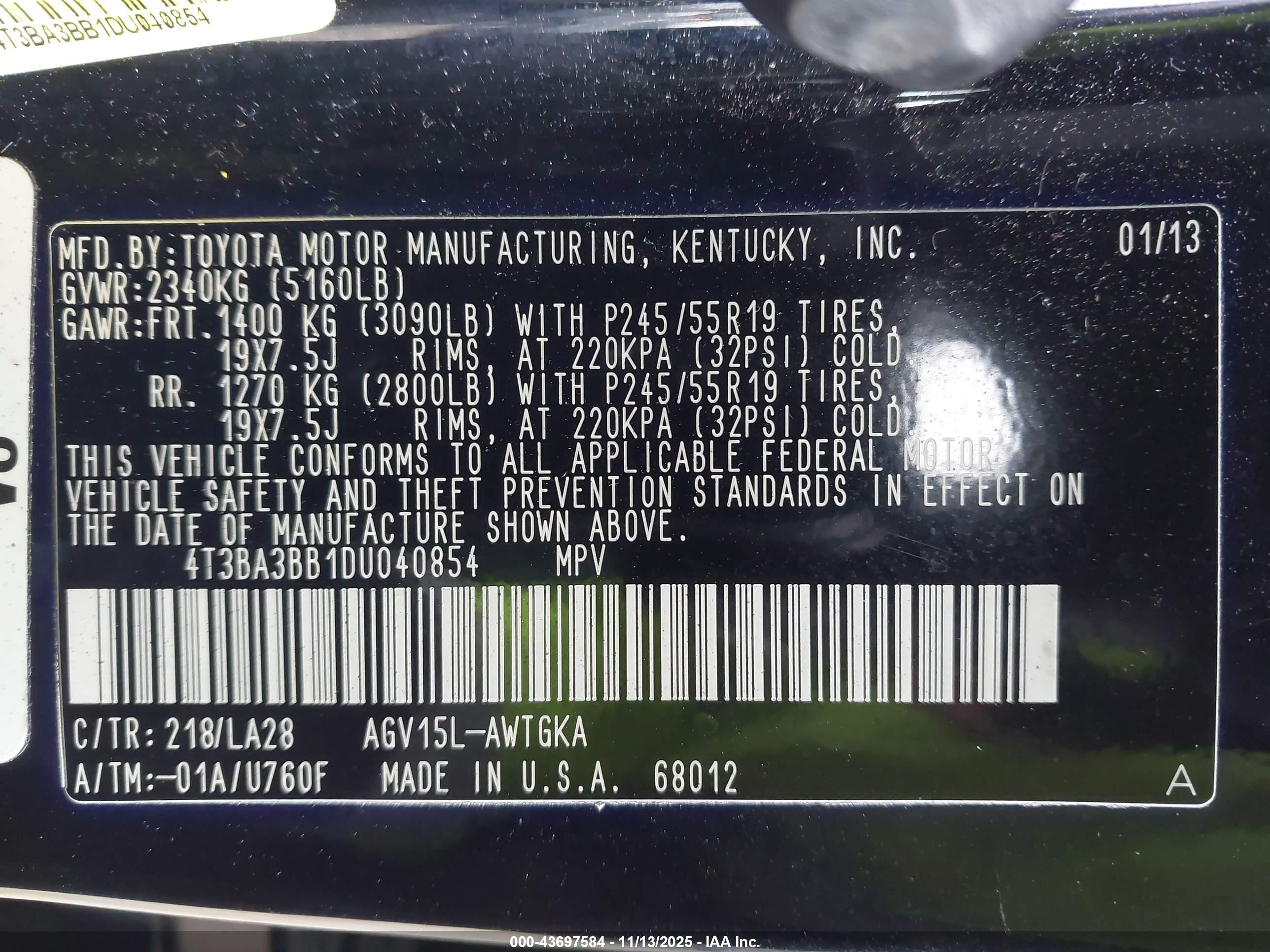 TOYOTA VENZA image 9