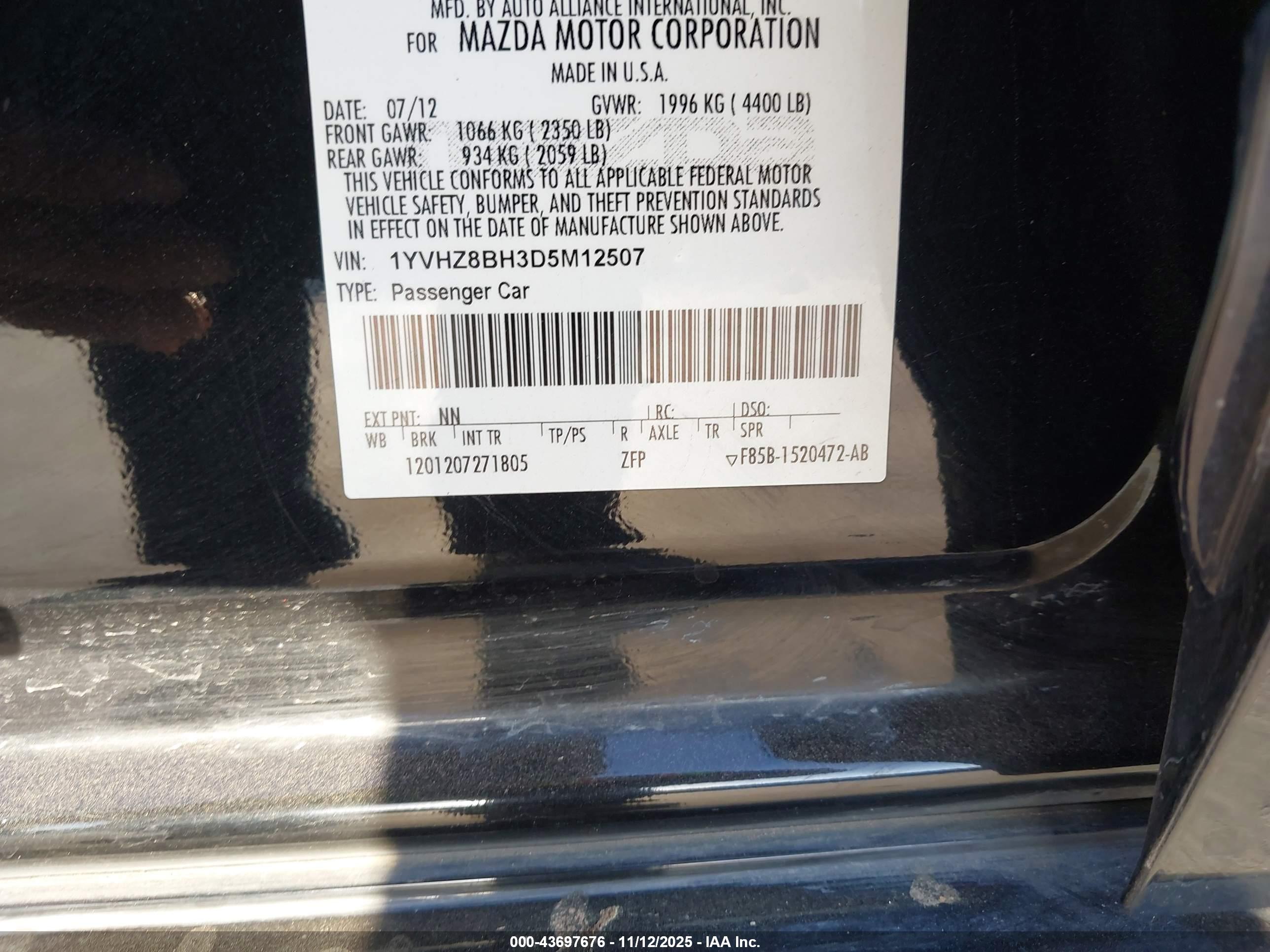 MAZDA MAZDA6 image 9