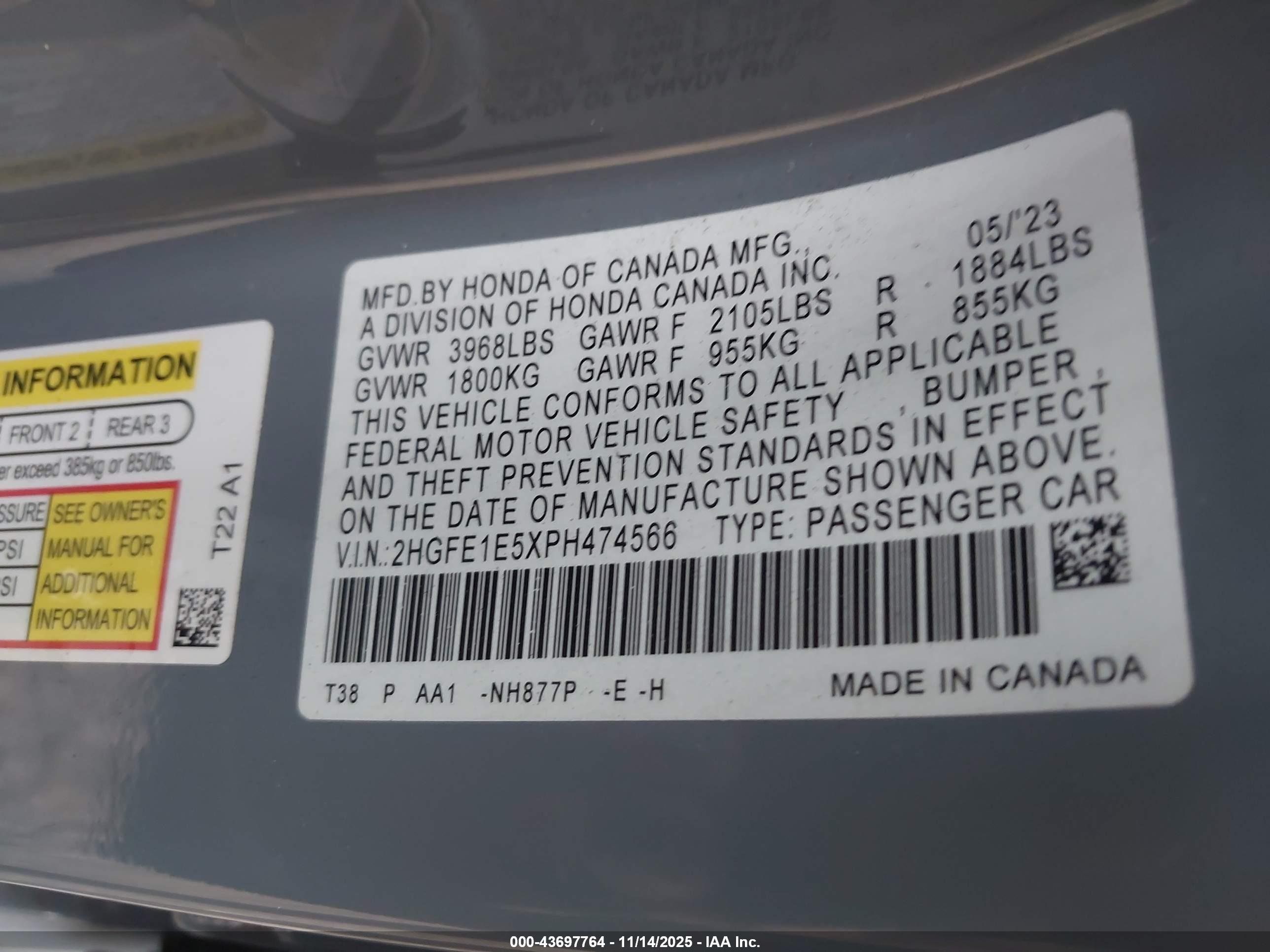 HONDA CIVIC image 9