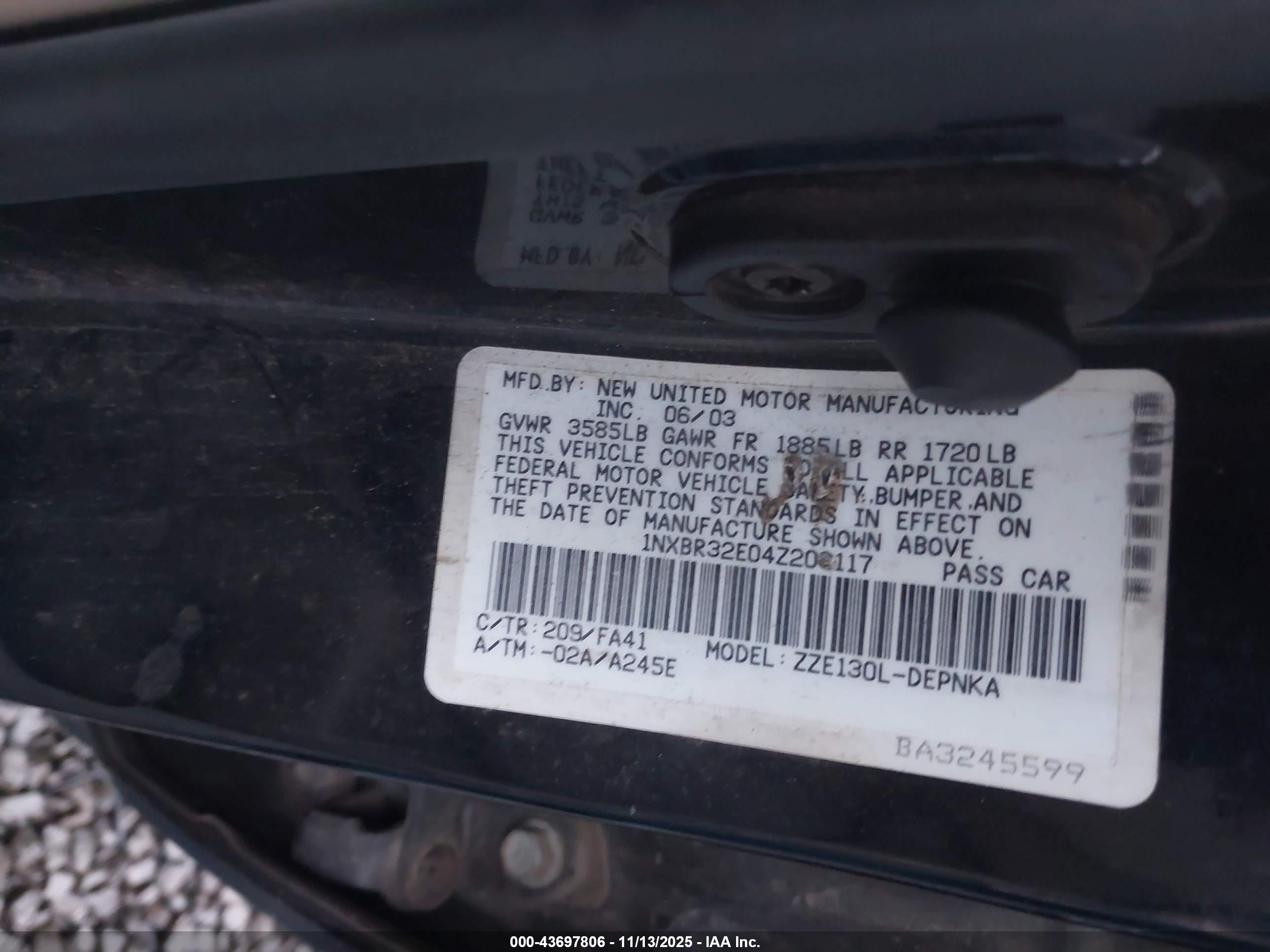 TOYOTA COROLLA image 9