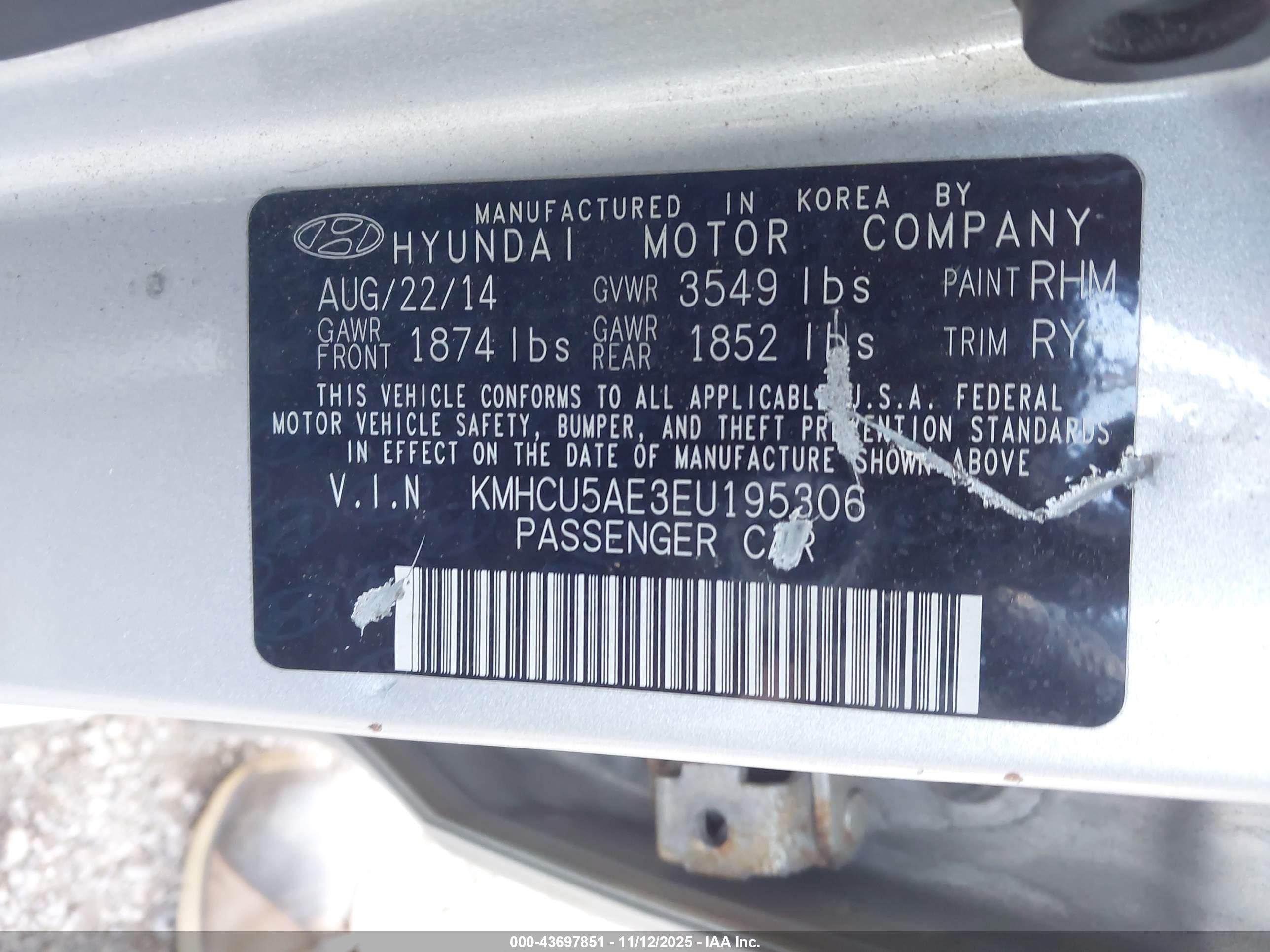HYUNDAI ACCENT image 9