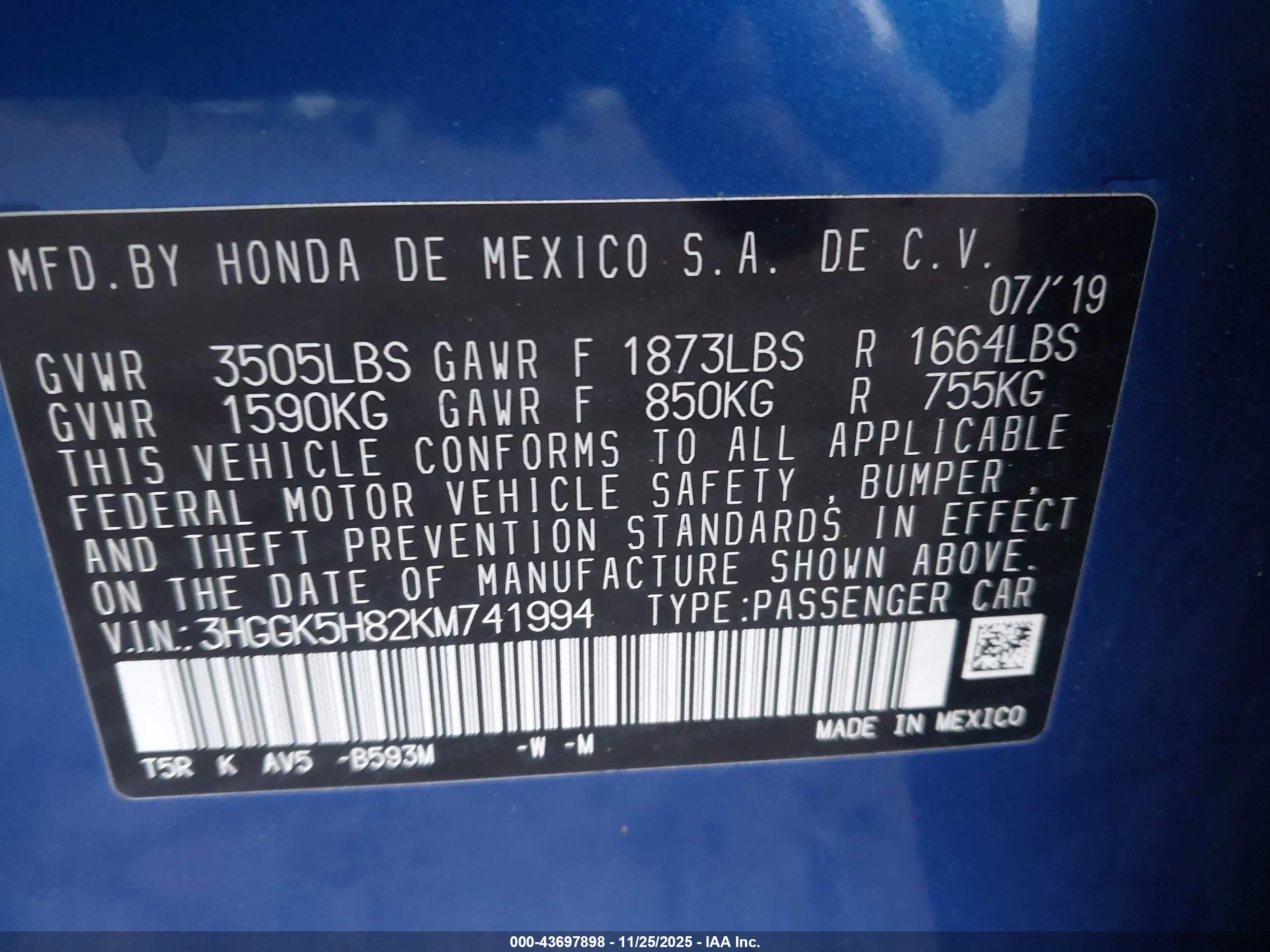 HONDA FIT image 9