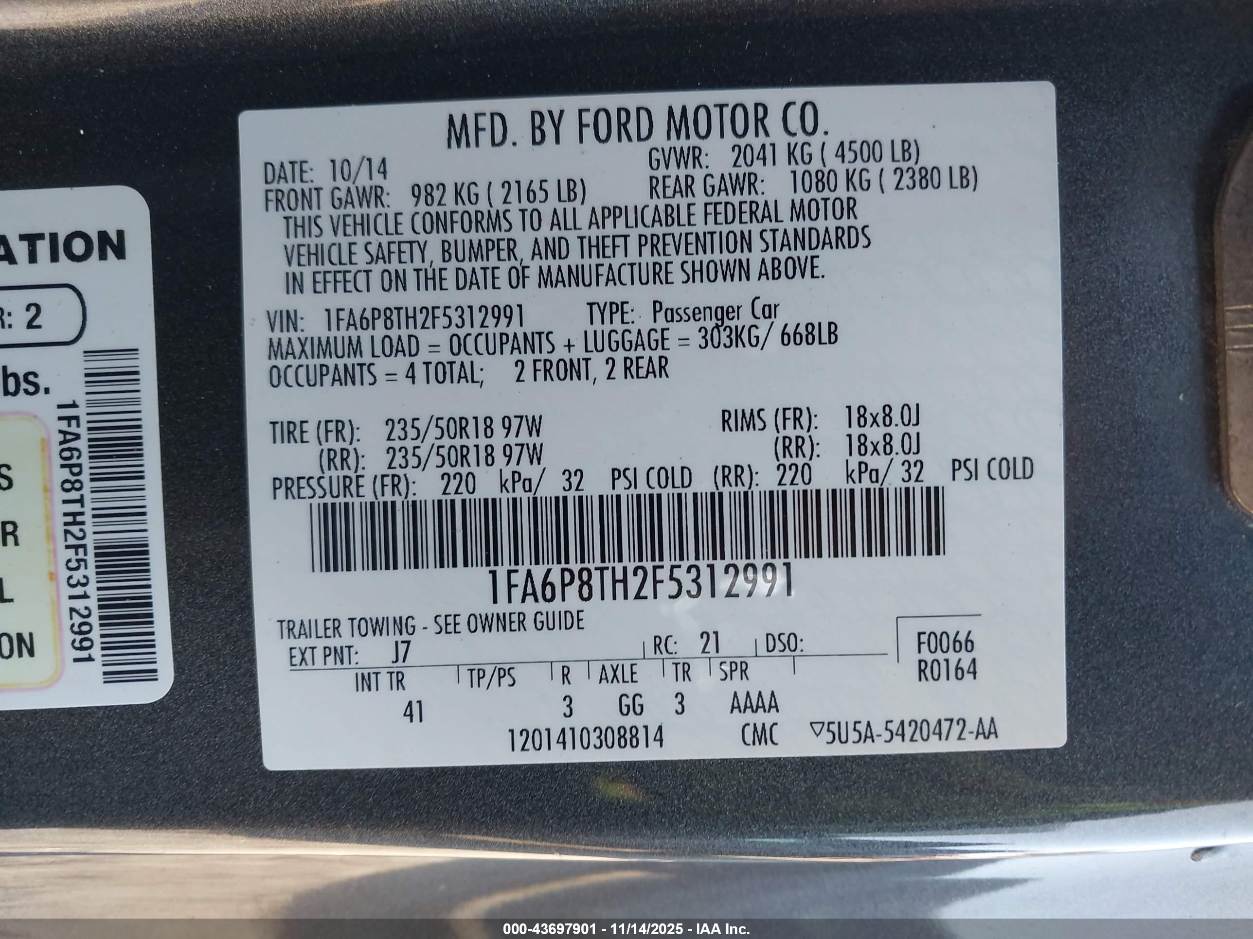 FORD MUSTANG image 9