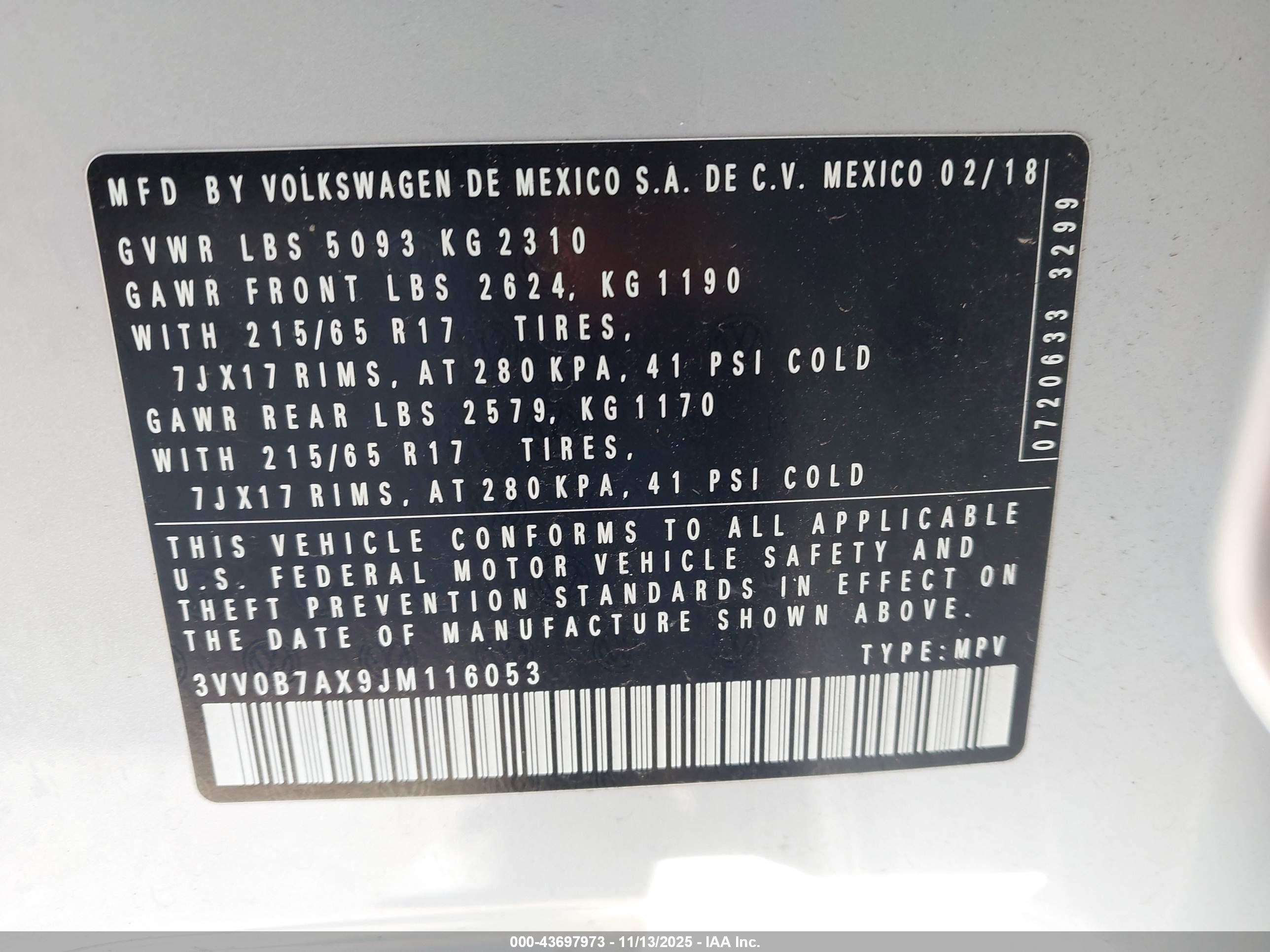 VOLKSWAGEN TIGUAN image 9