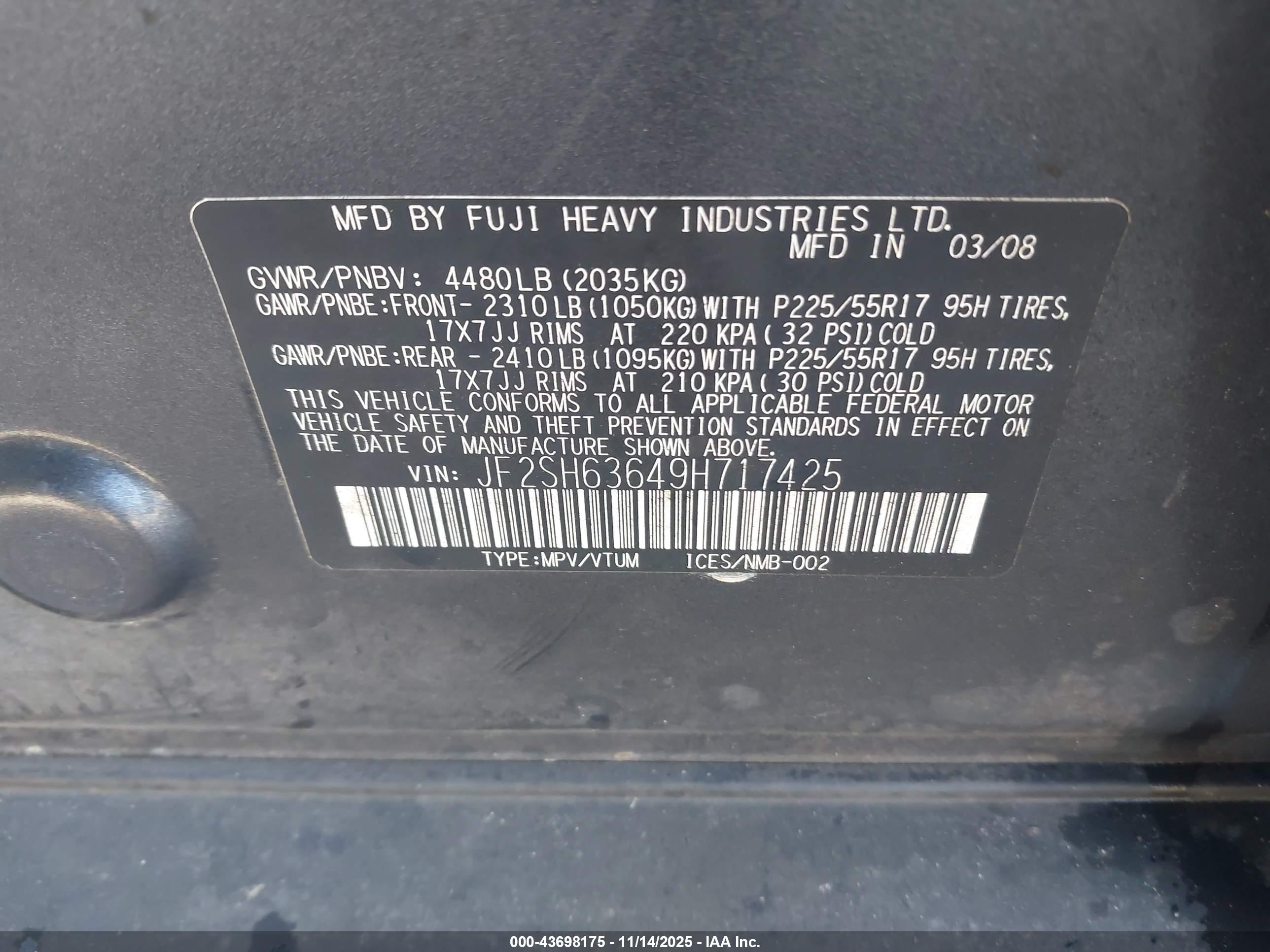 SUBARU FORESTER image 9