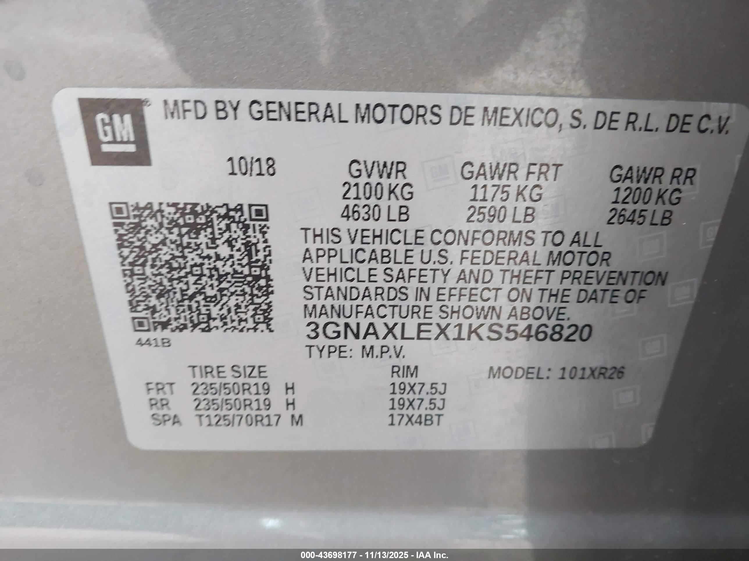 CHEVROLET EQUINOX image 9