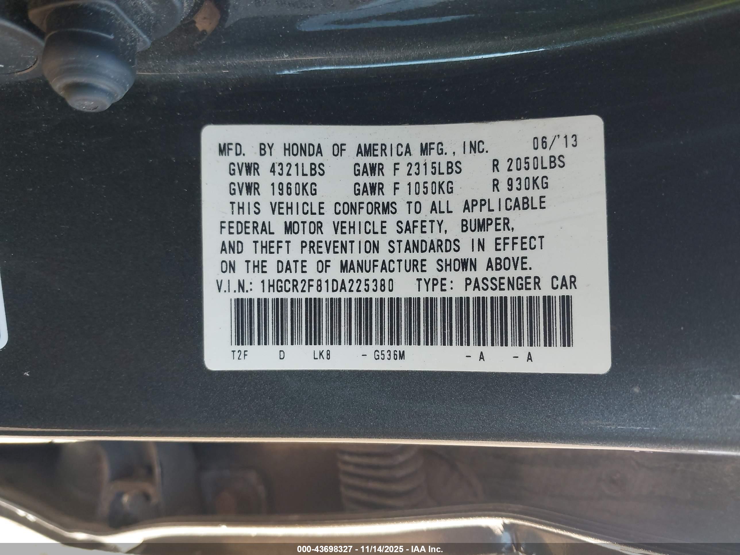 HONDA ACCORD image 9