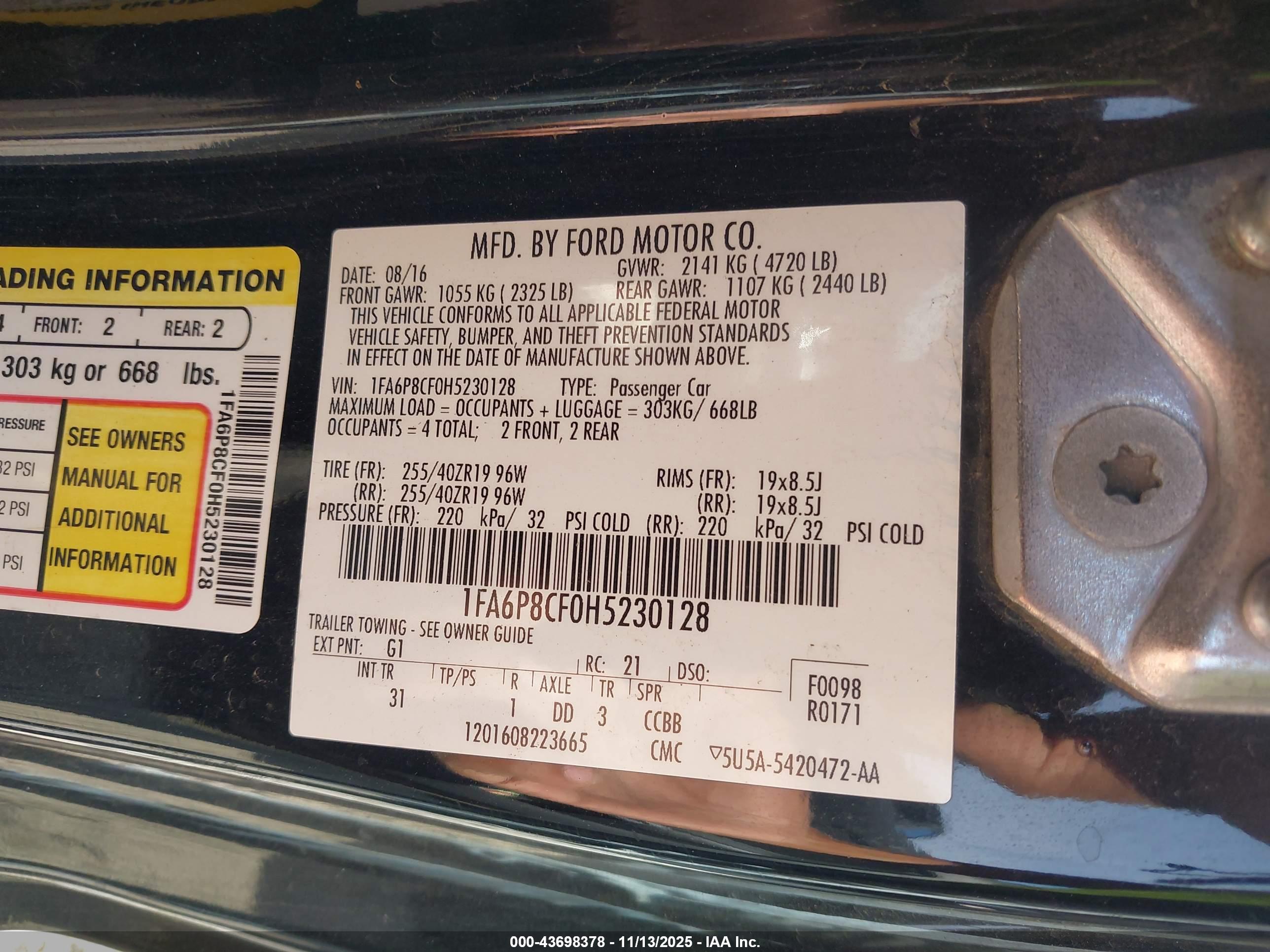 FORD MUSTANG image 9