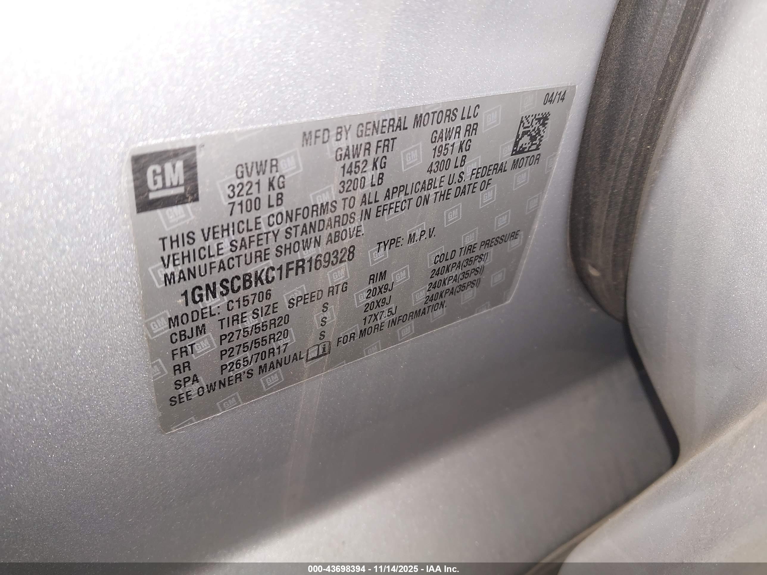CHEVROLET TAHOE image 9
