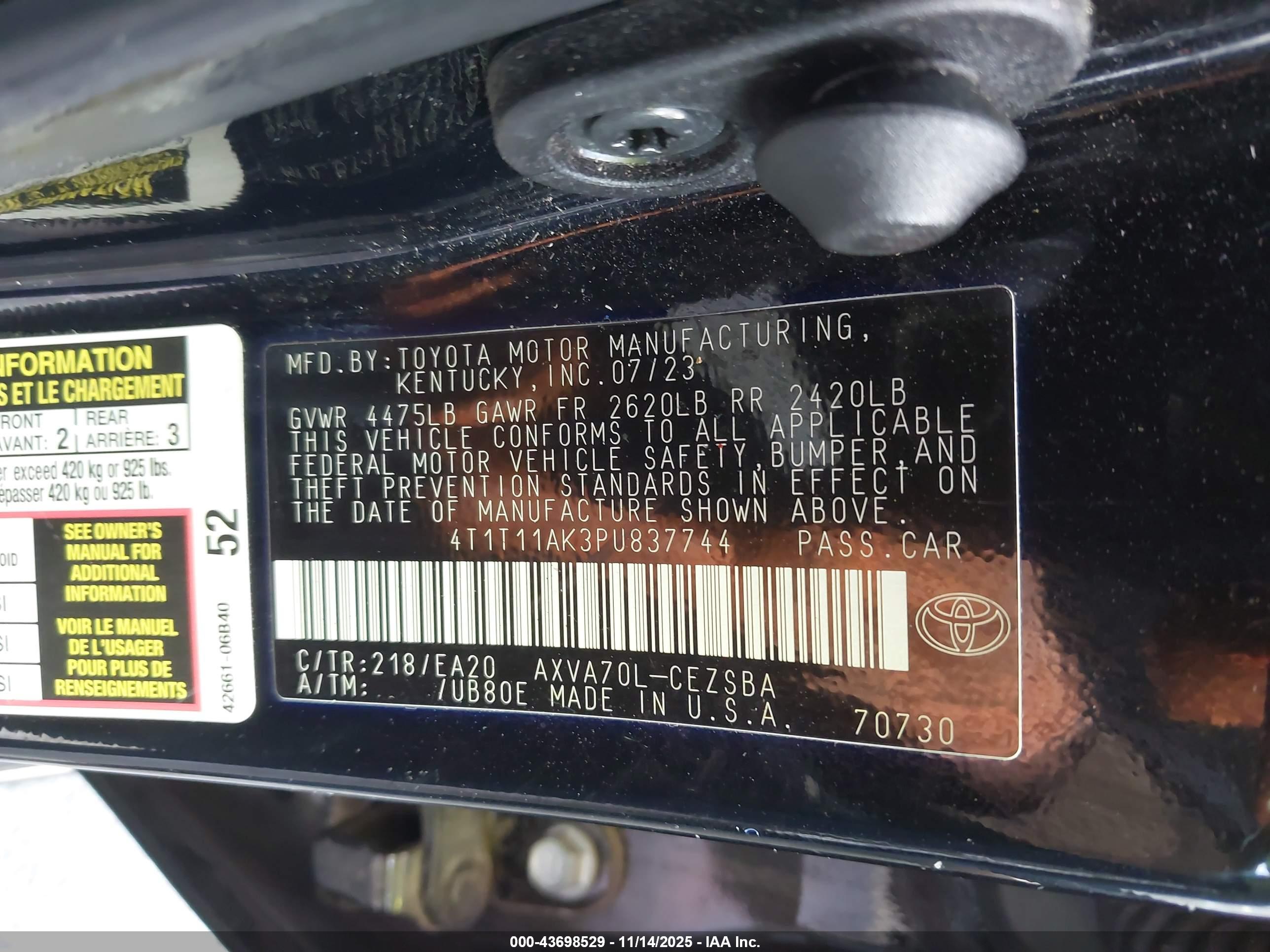 TOYOTA CAMRY image 9